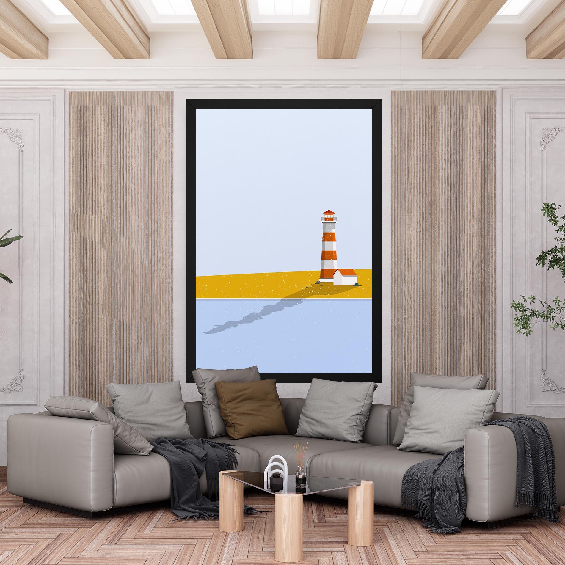Leinwandbild Beach Tower mockup 6