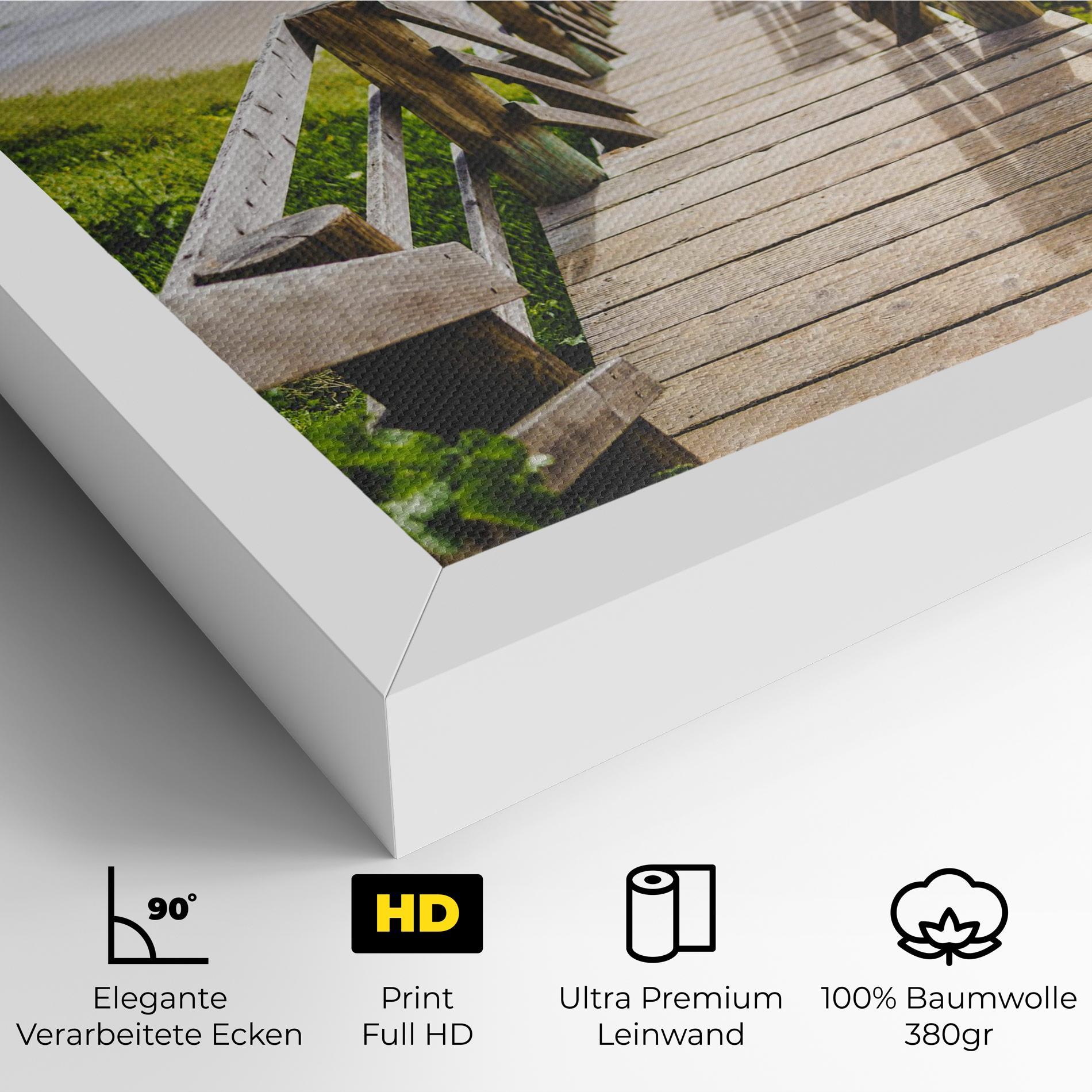 Leinwandbild Beach Road mockup 4