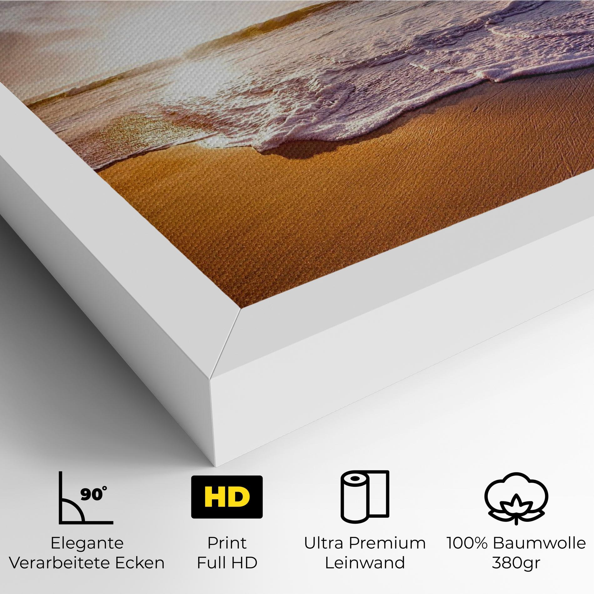 Leinwandbild Beach Sunrise mockup 4
