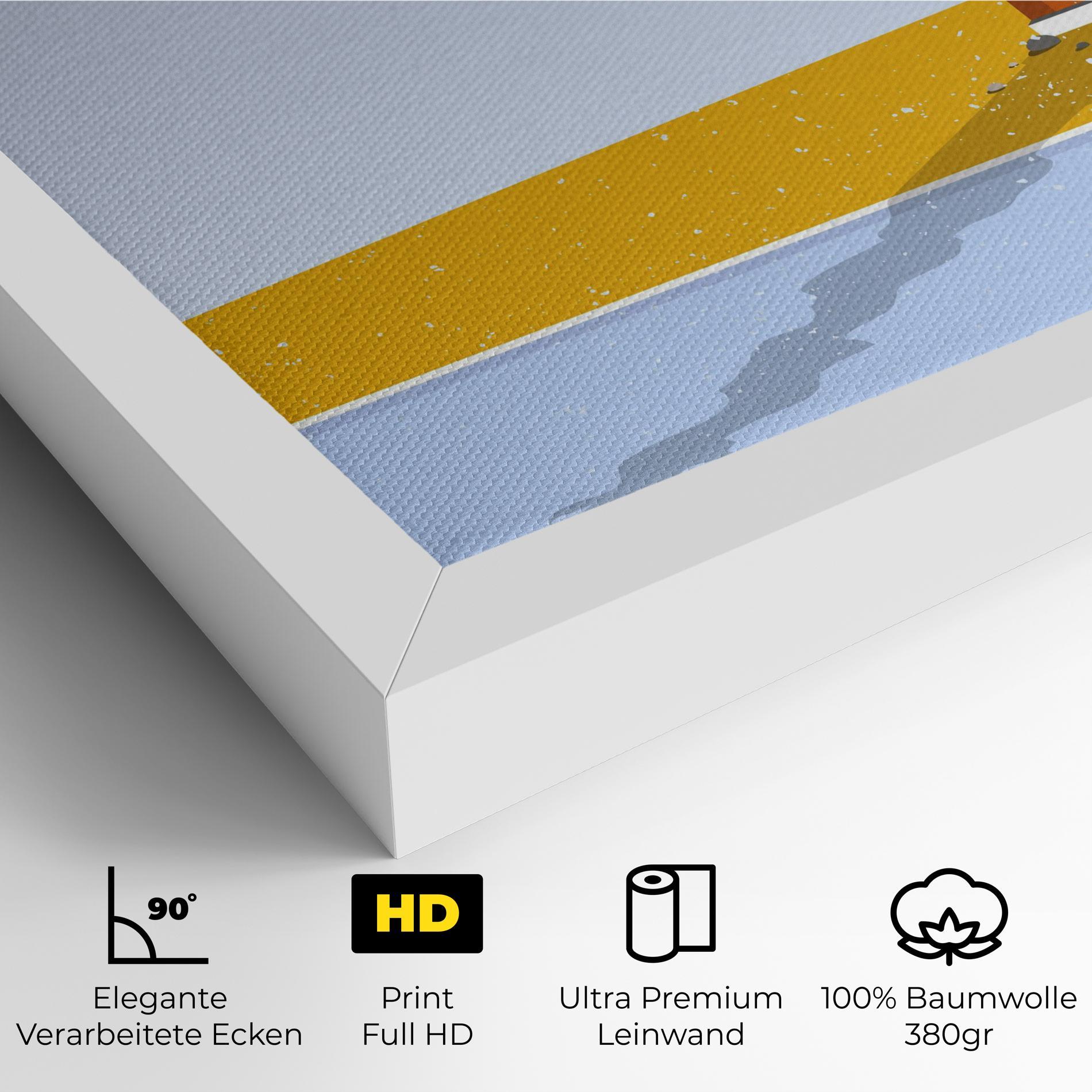 Leinwandbild Beach Tower mockup 4