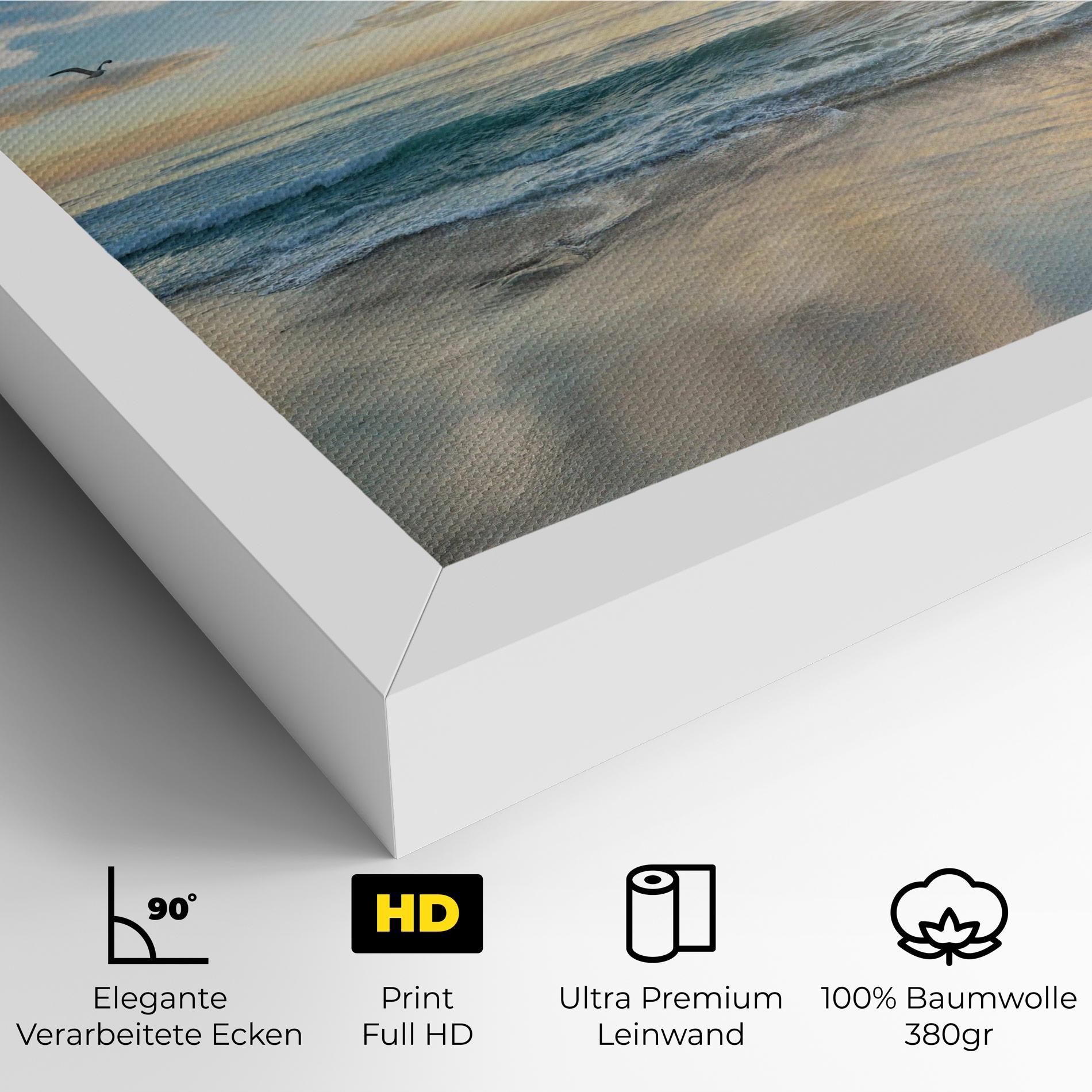Leinwandbild Beautiful Beach mockup 4