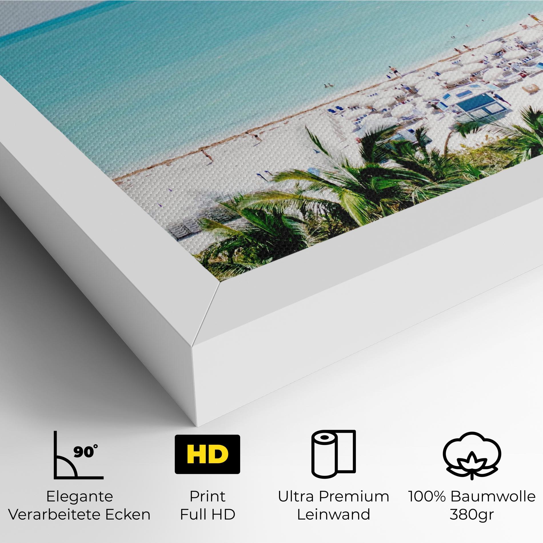 Leinwandbild Blue Clear Water mockup 4