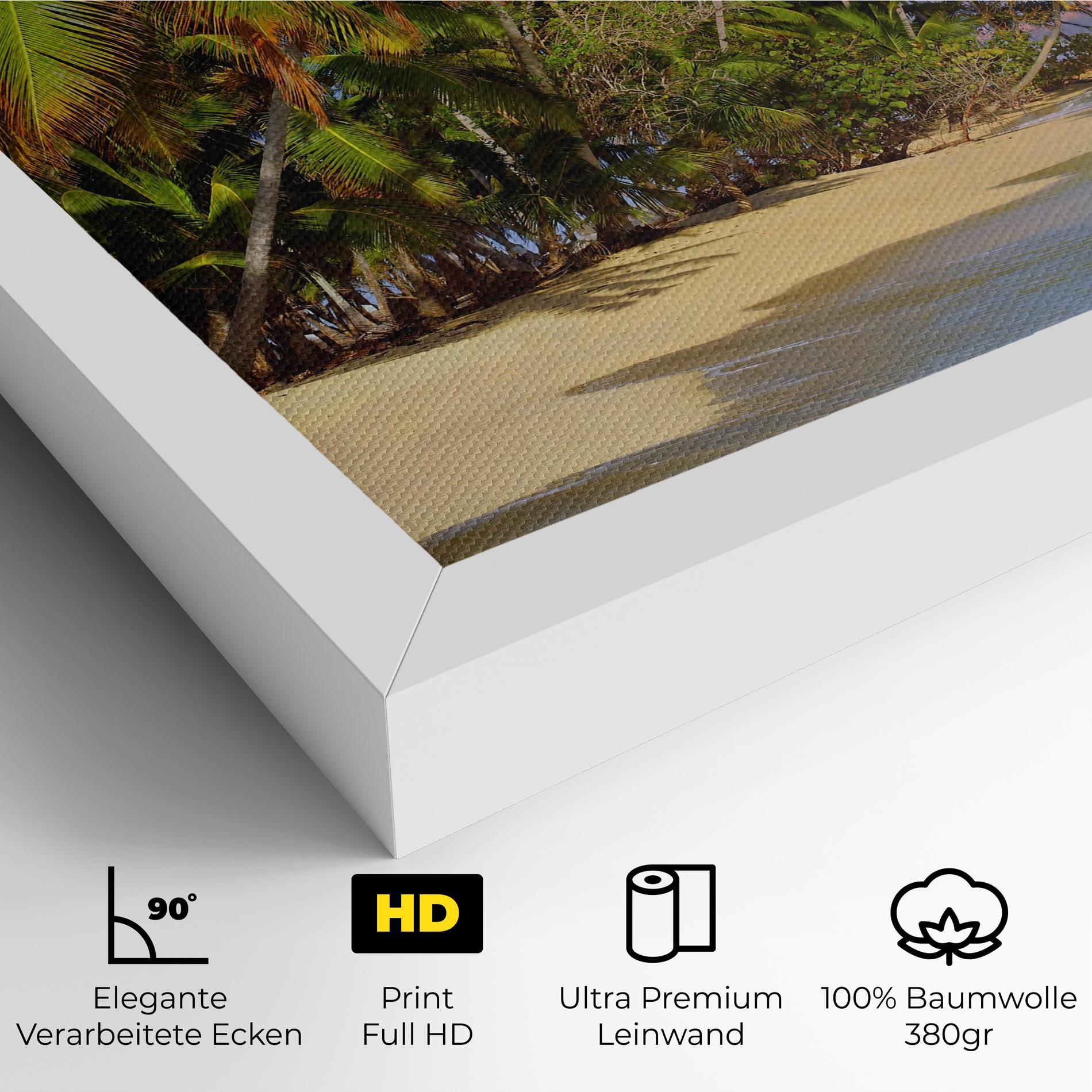 Leinwandbild Coconut Tree Sunset mockup 4