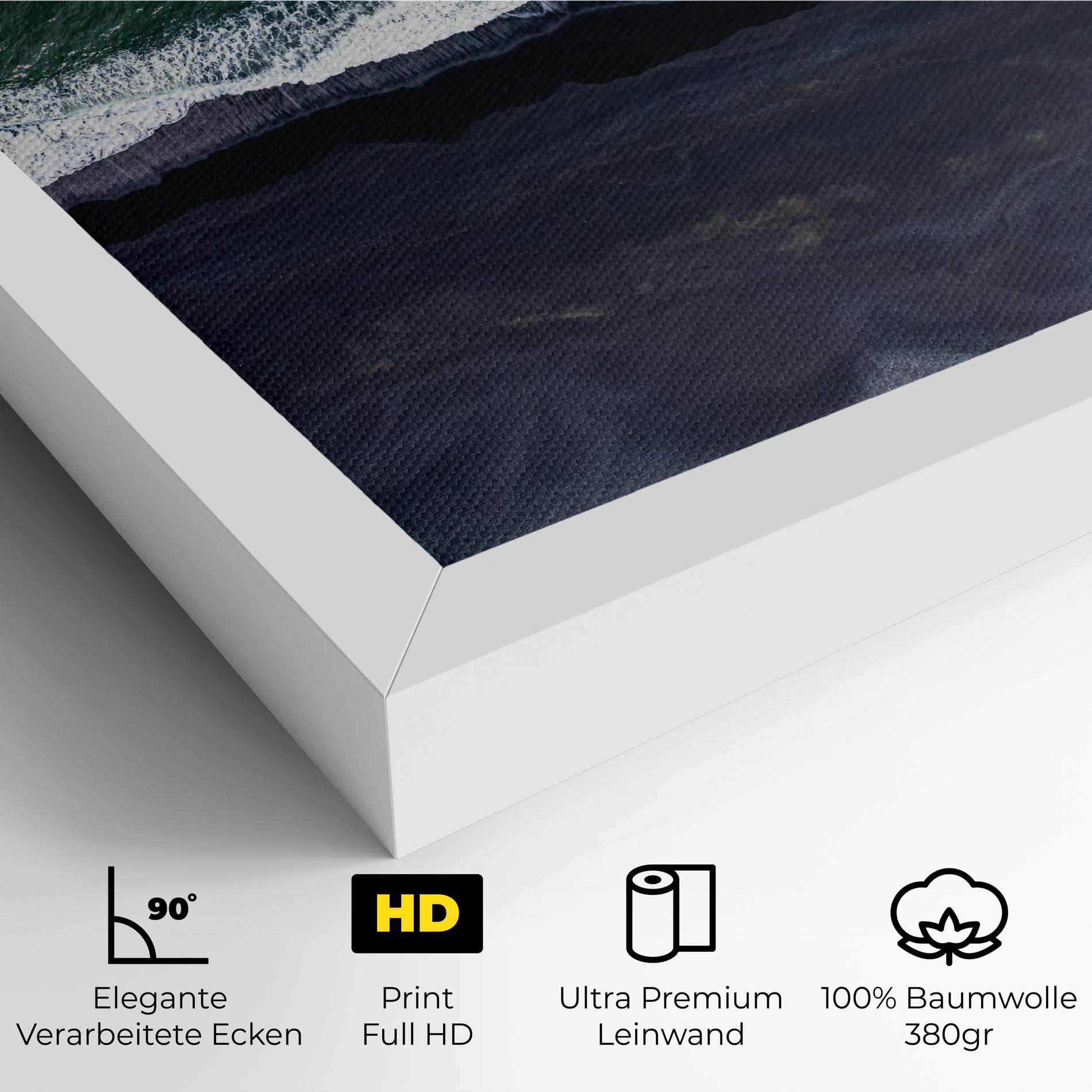 Leinwandbild Green Blue Beach mockup 4