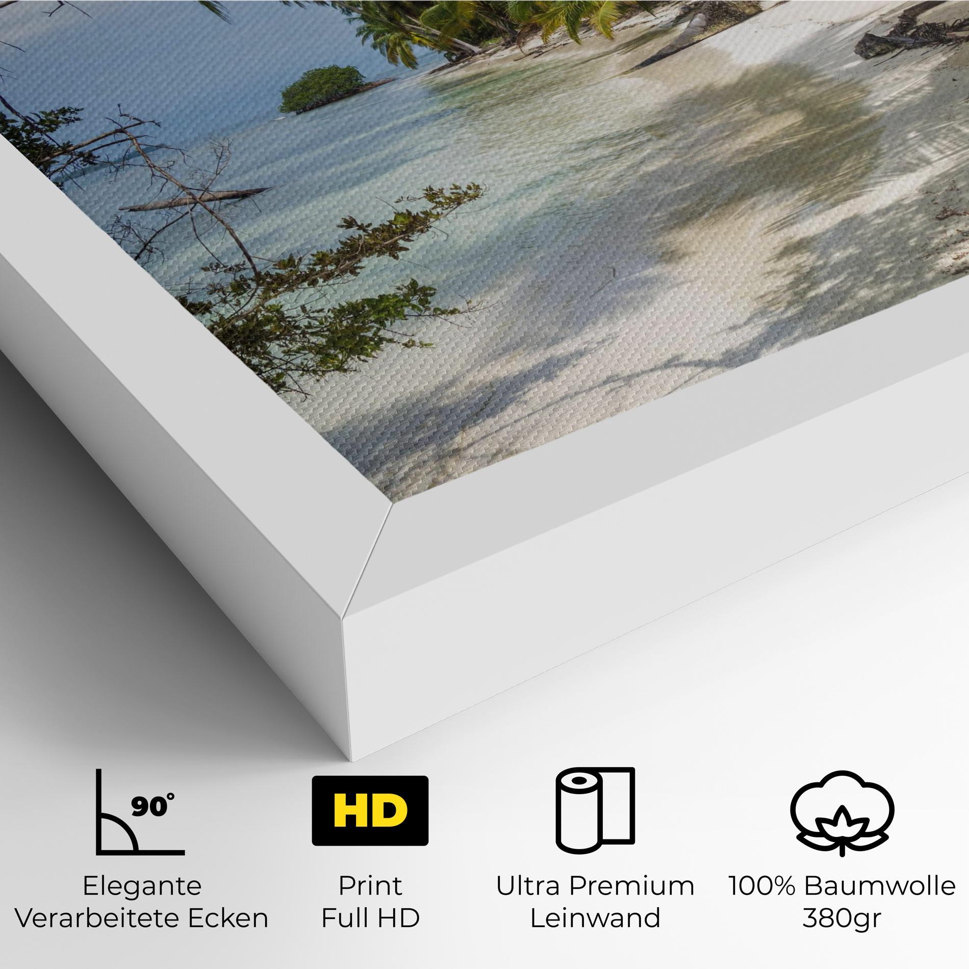 Leinwandbild Island Beach mockup 4