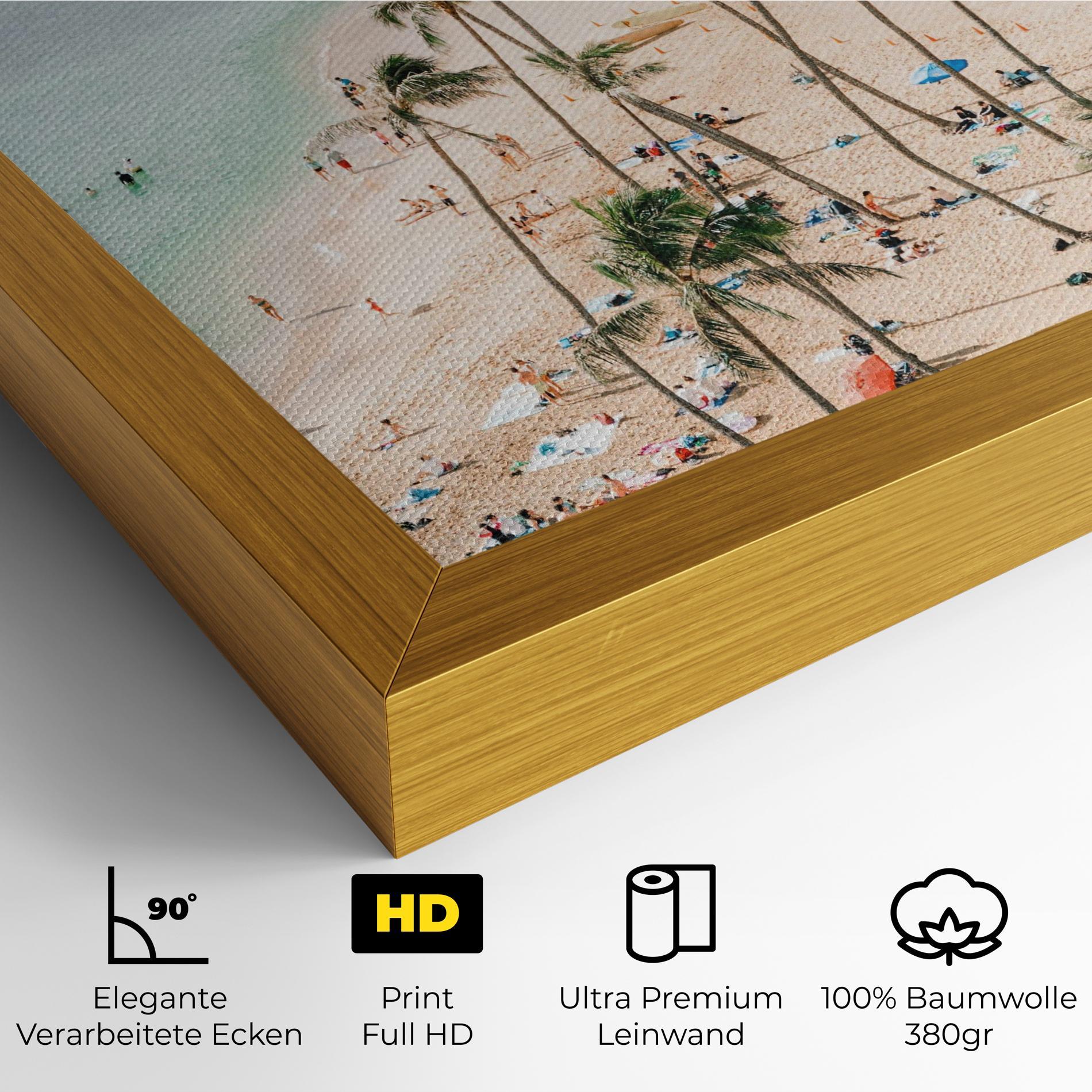 Leinwandbild Beach Day mockup 4