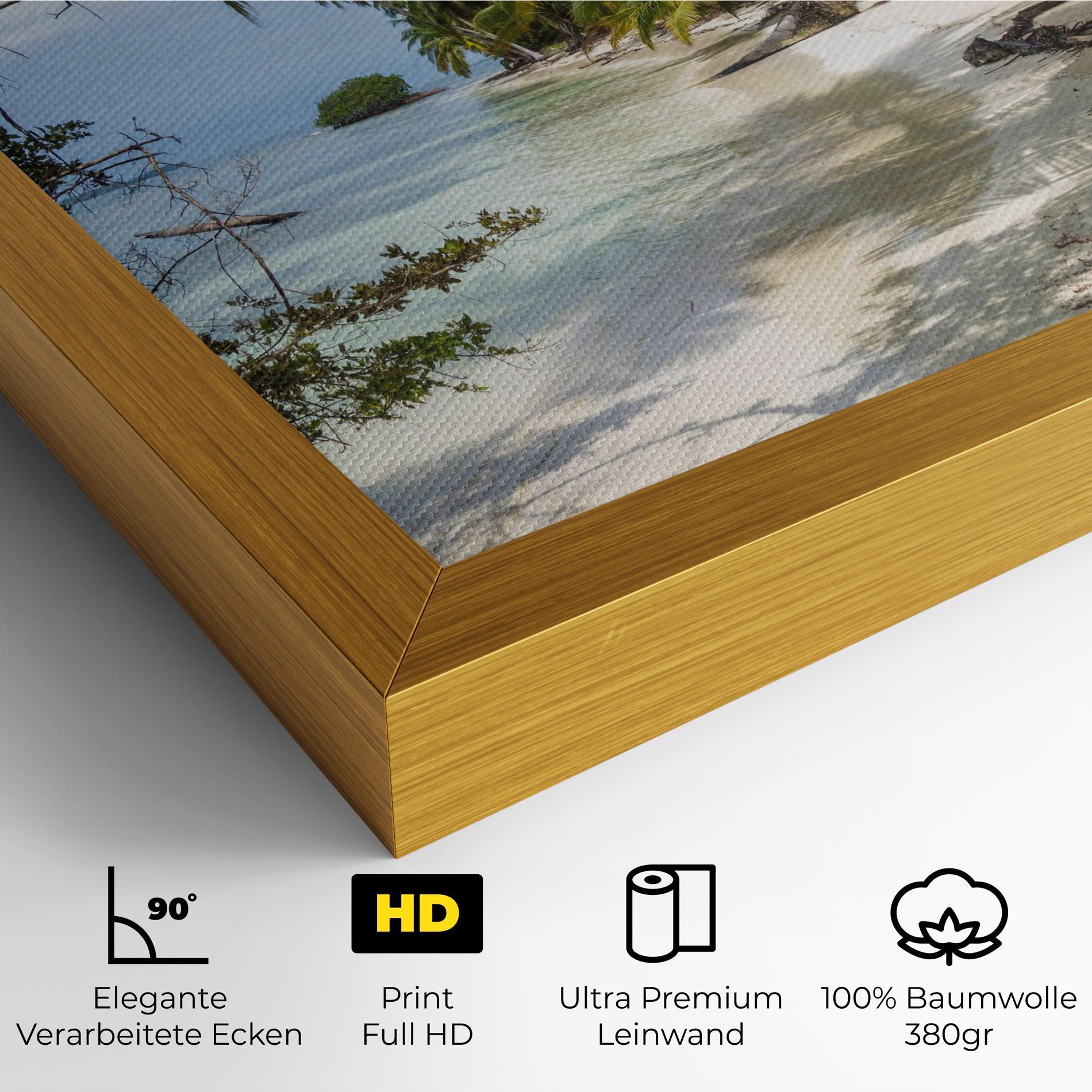 Leinwandbild Island Beach mockup 4