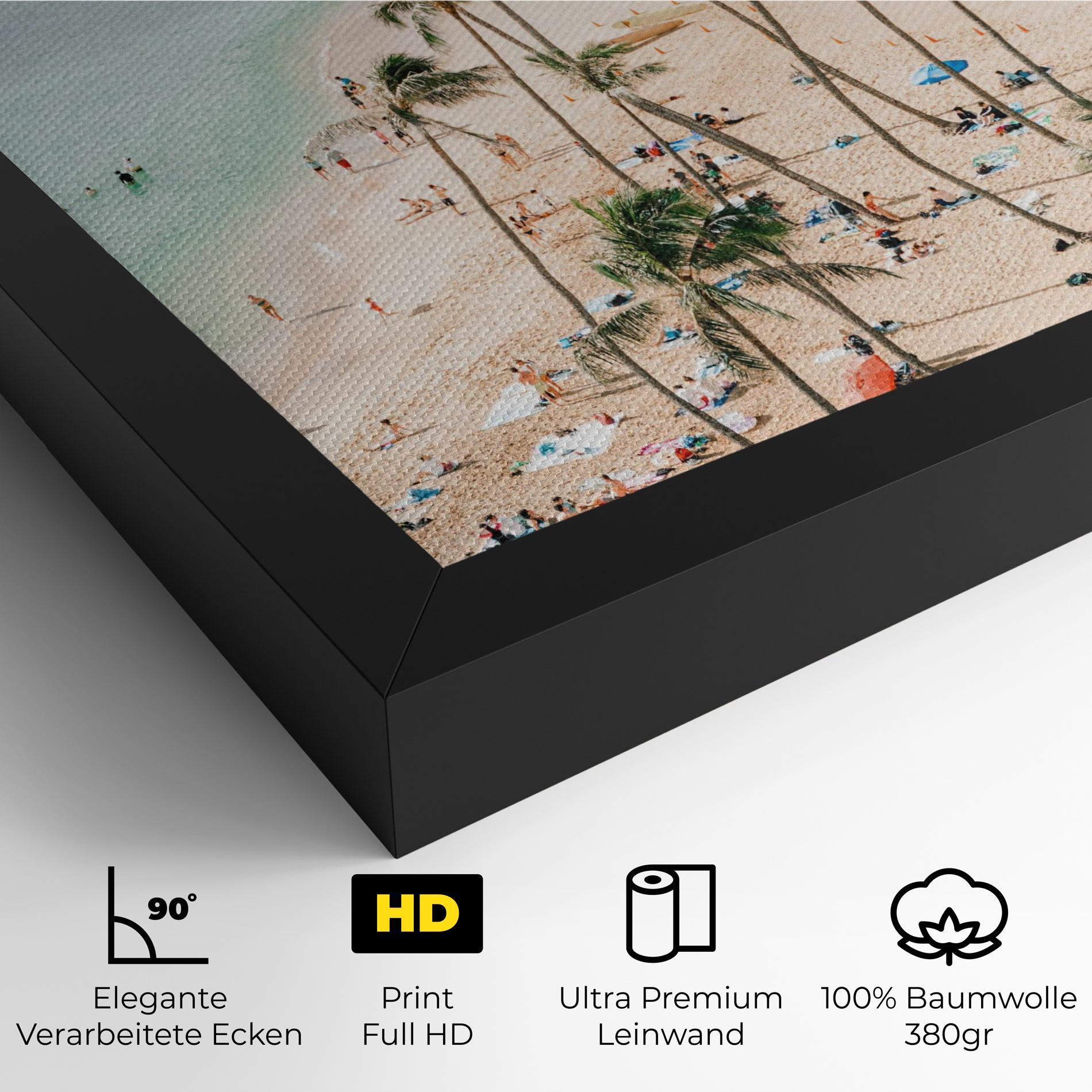 Leinwandbild Beach Day mockup 4