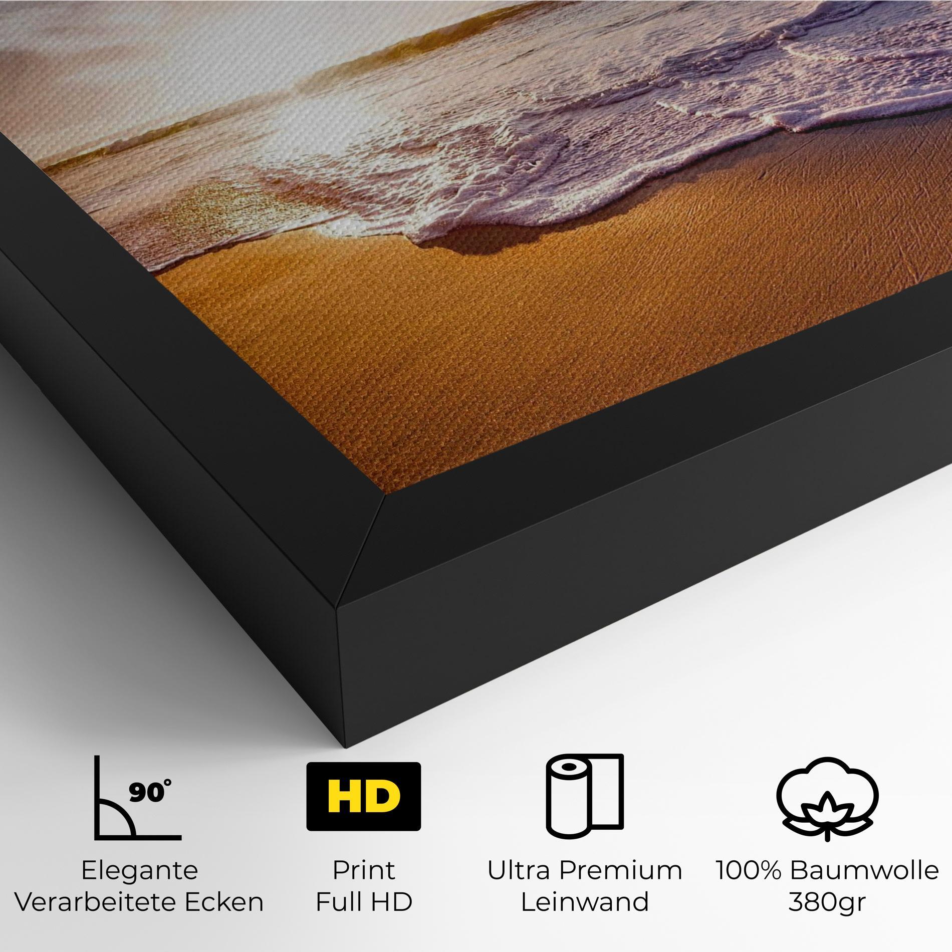 Leinwandbild Beach Sunrise mockup 4