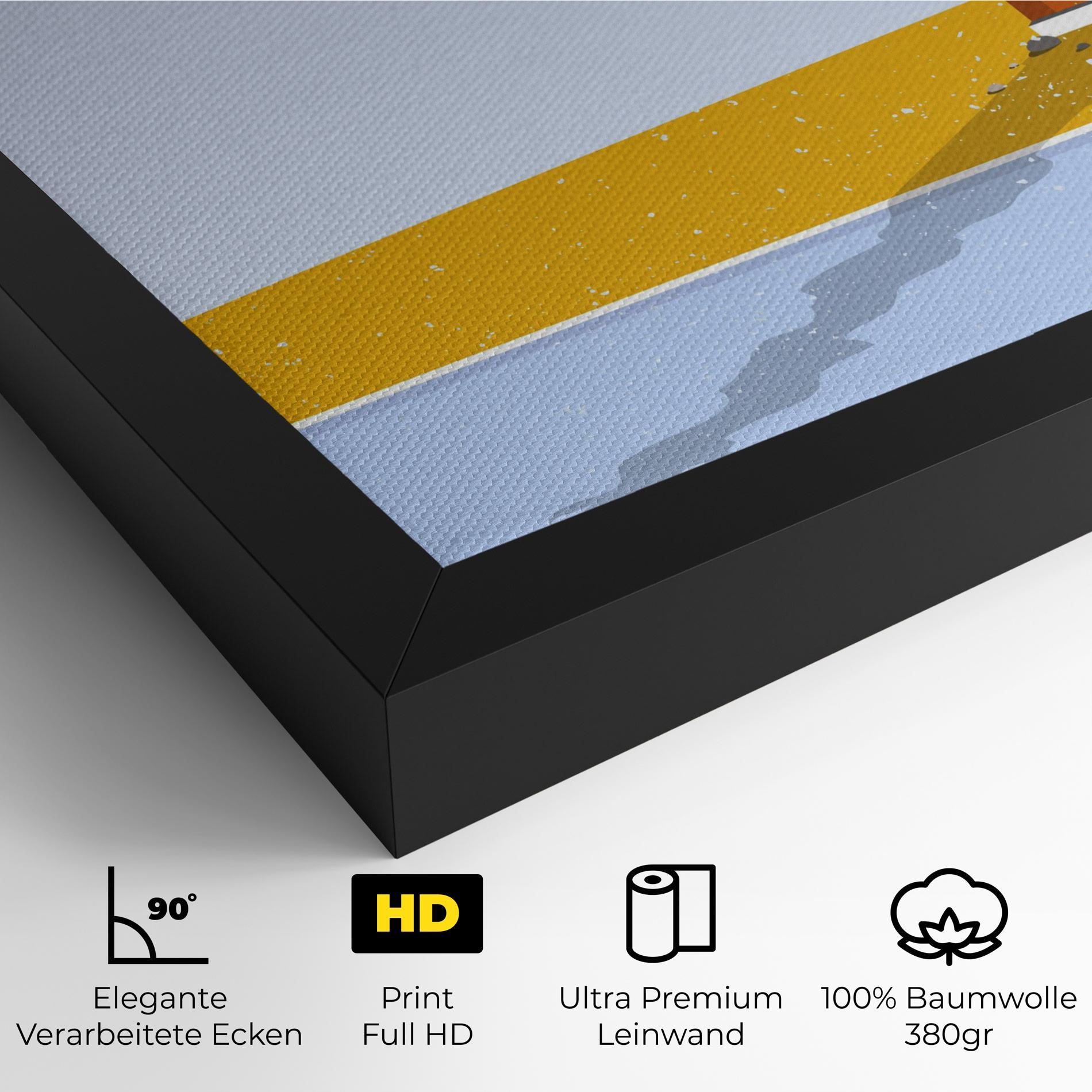 Leinwandbild Beach Tower mockup 4