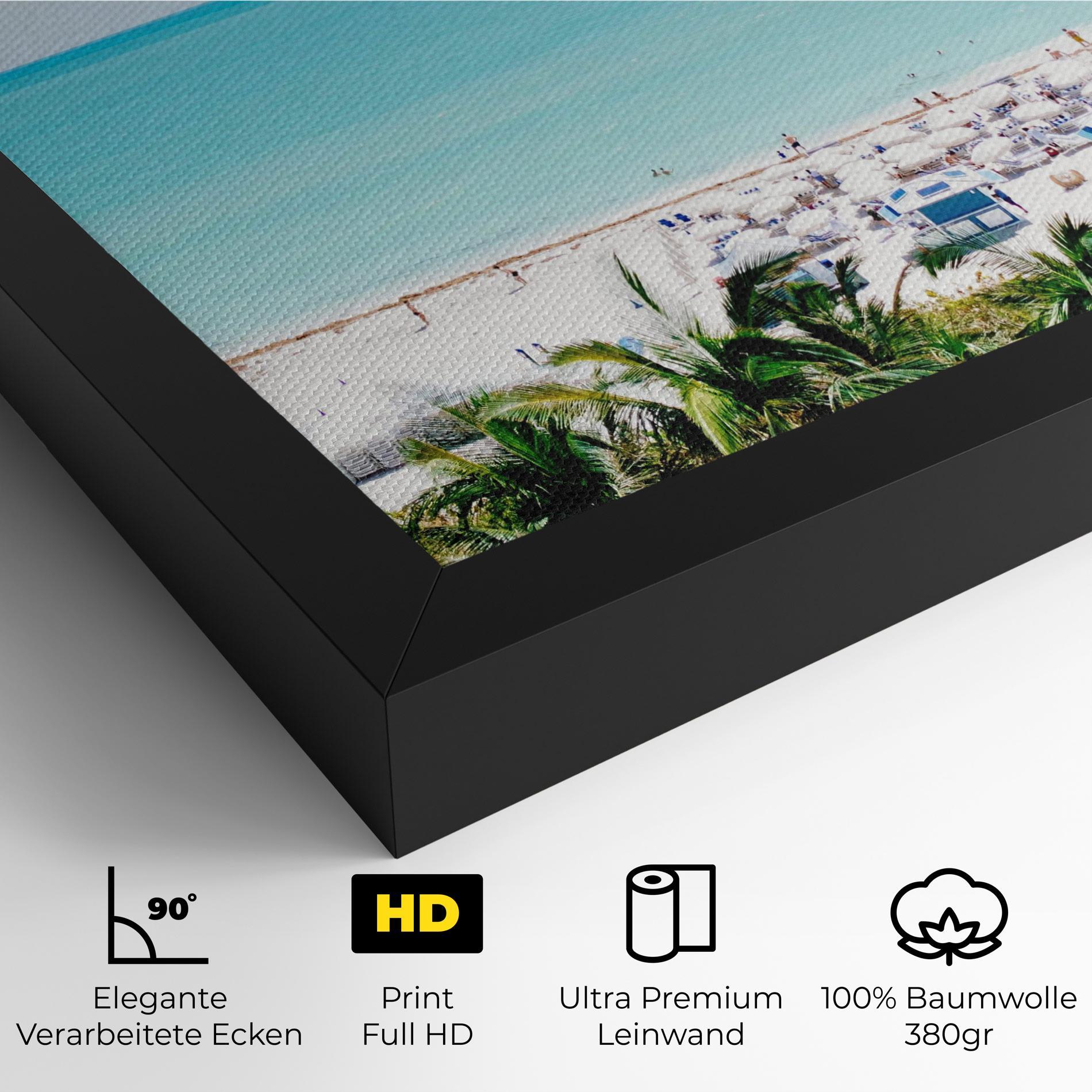 Leinwandbild Blue Clear Water mockup 4