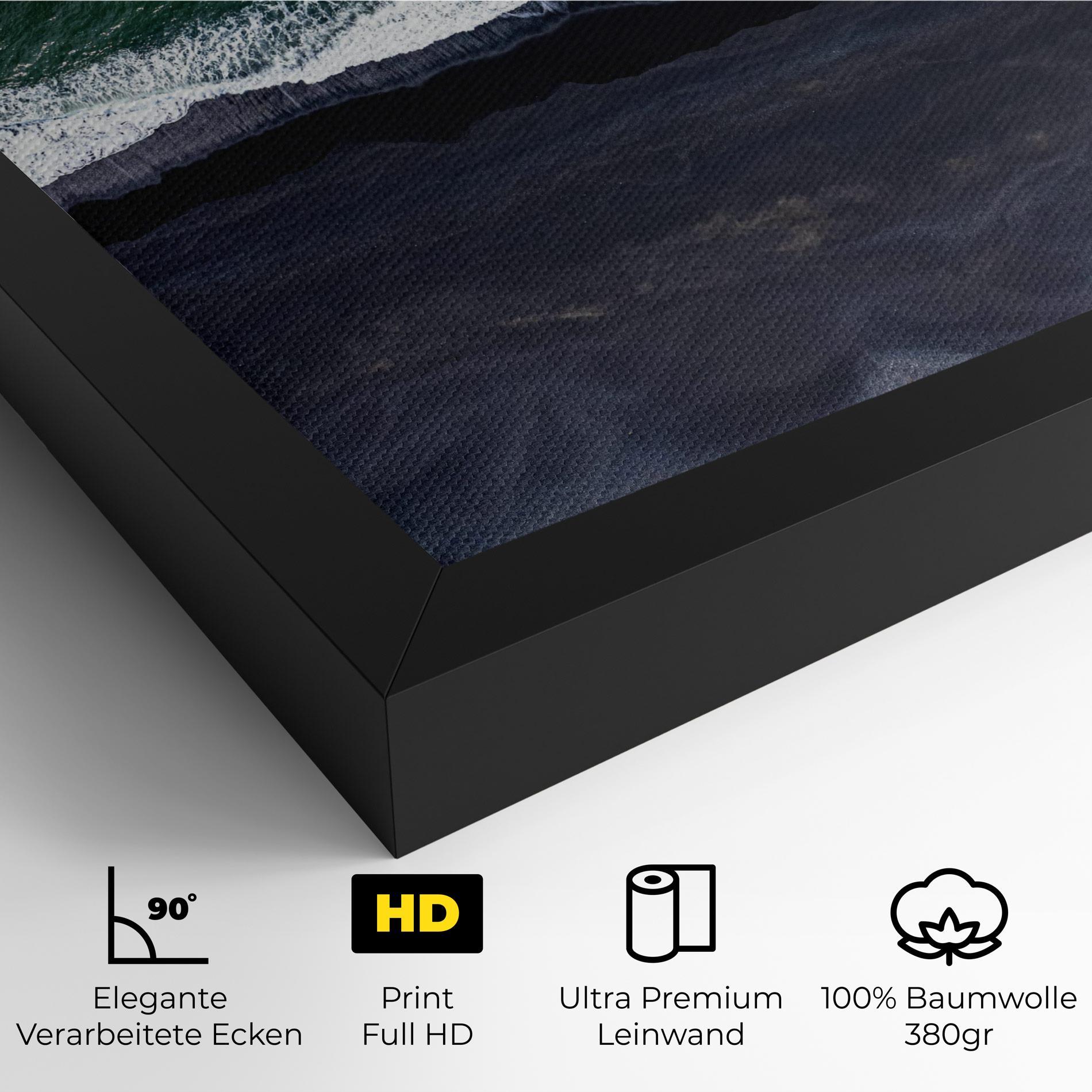 Leinwandbild Green Blue Beach mockup 4