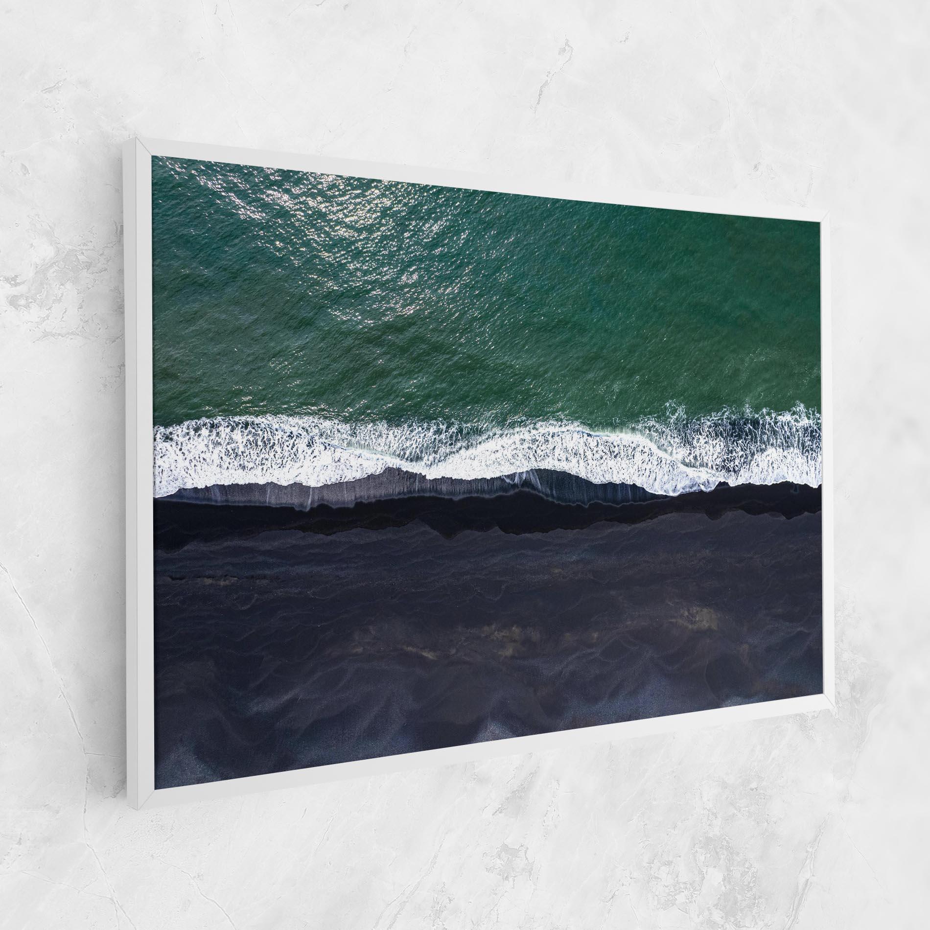 Leinwandbild Green Blue Beach mockup 1