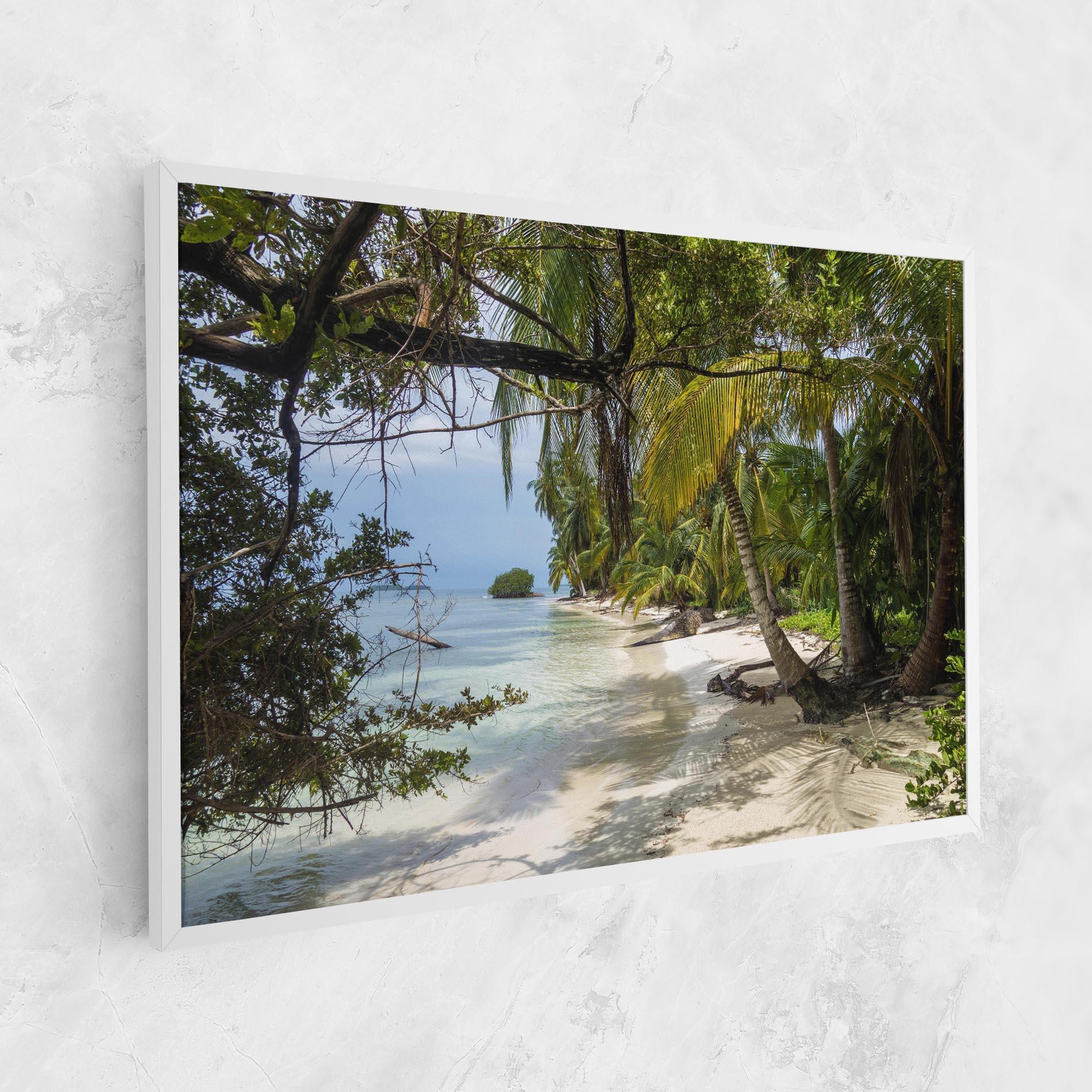 Leinwandbild Island Beach mockup 1