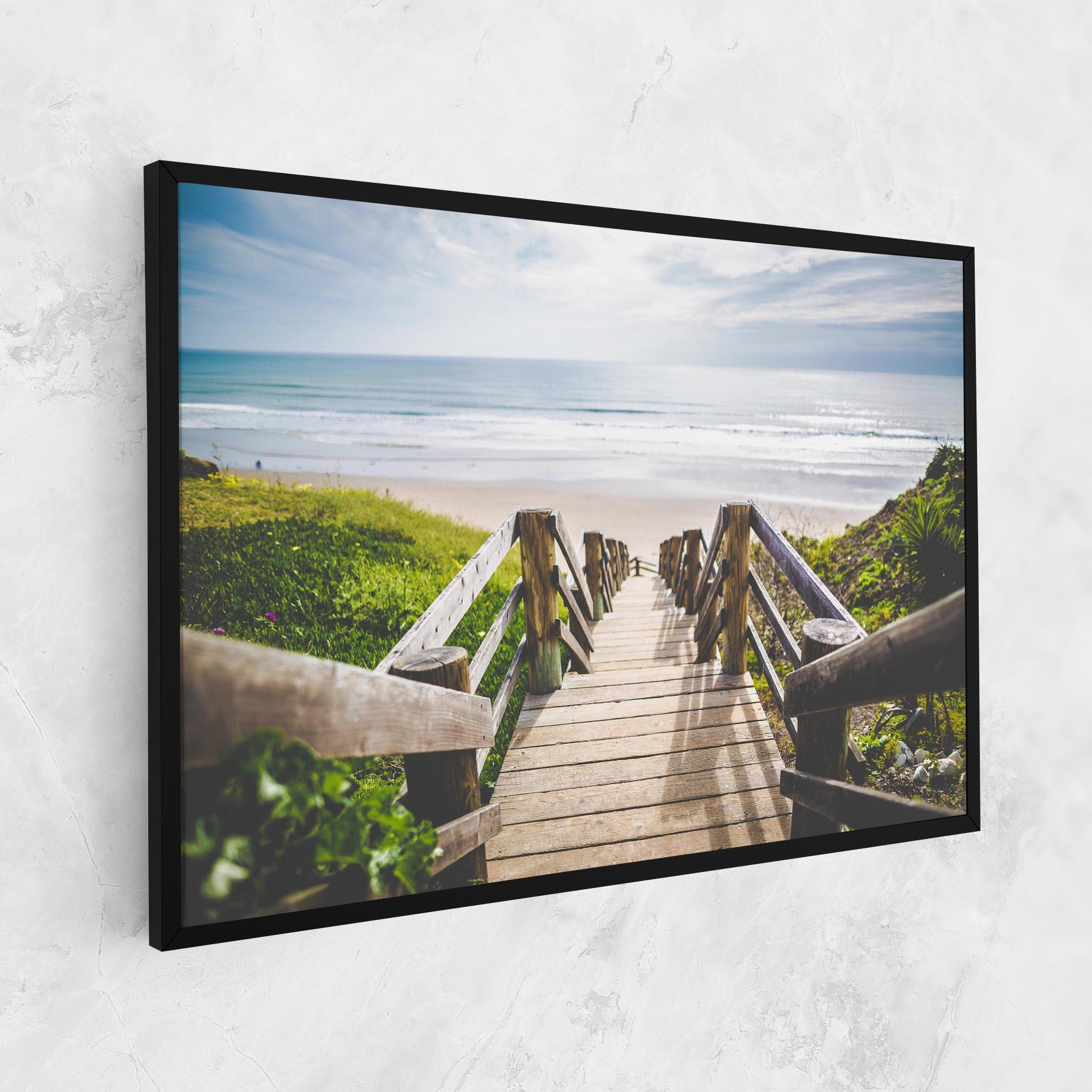 Leinwandbild Beach Road mockup 1