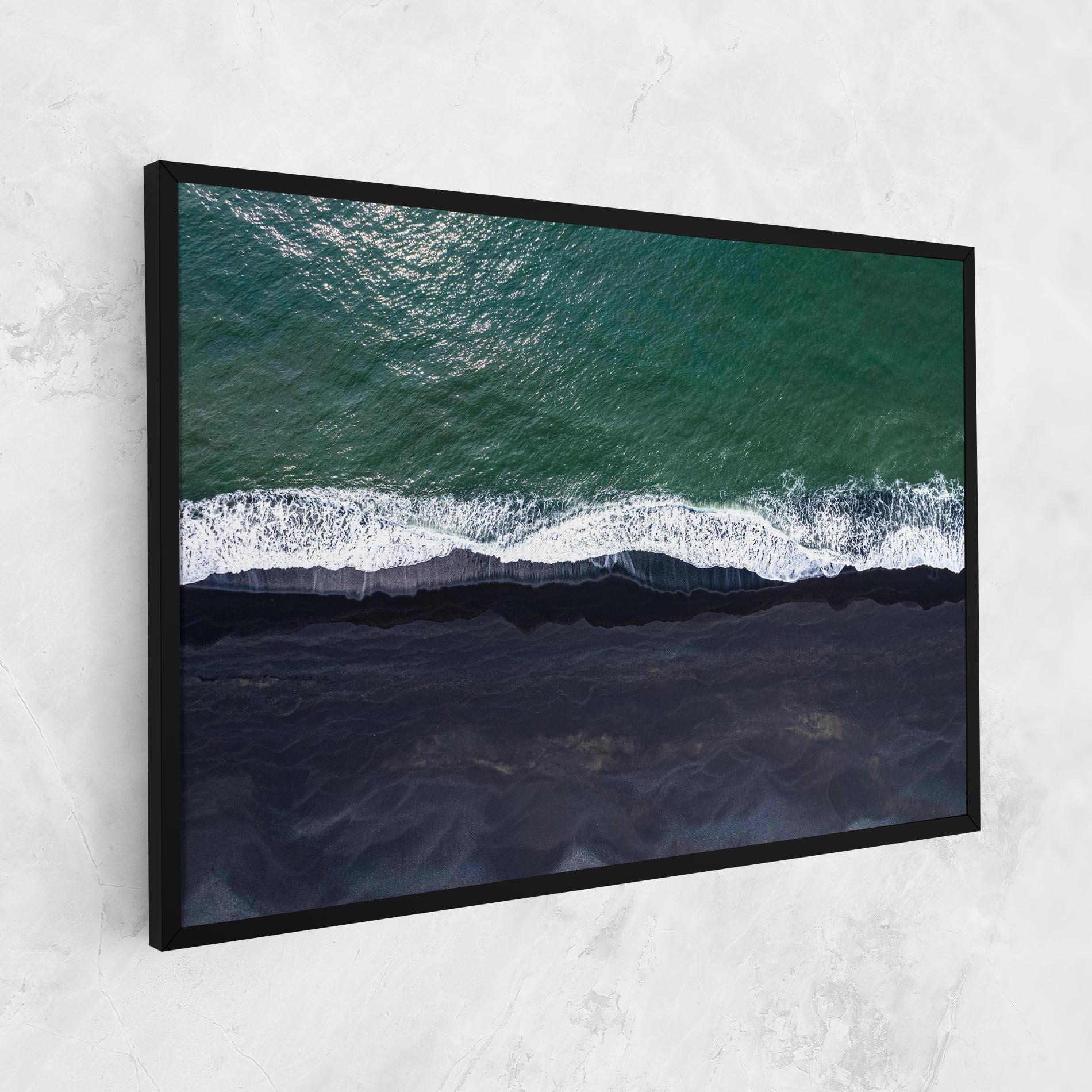 Leinwandbild Green Blue Beach mockup 1