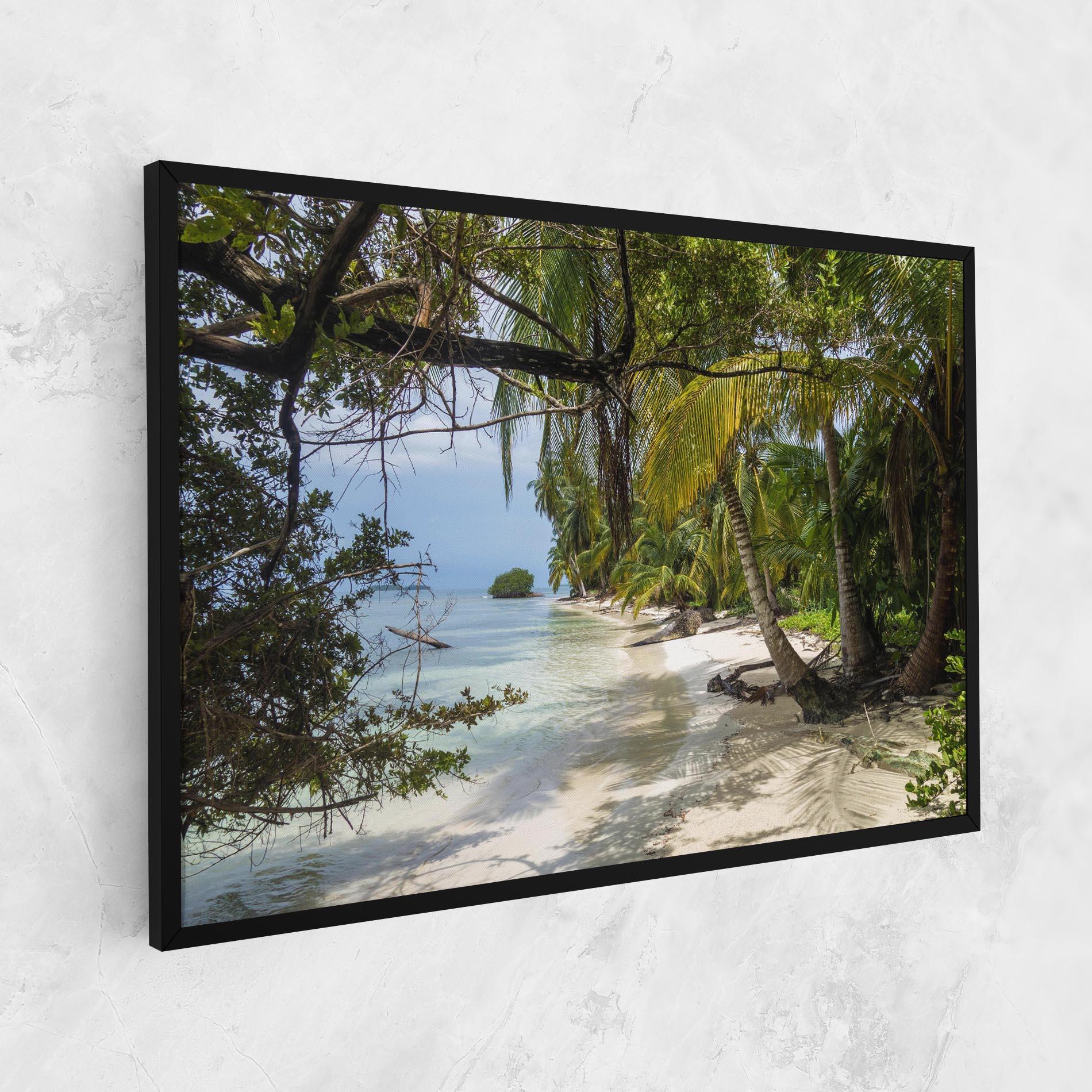 Leinwandbild Island Beach mockup 1