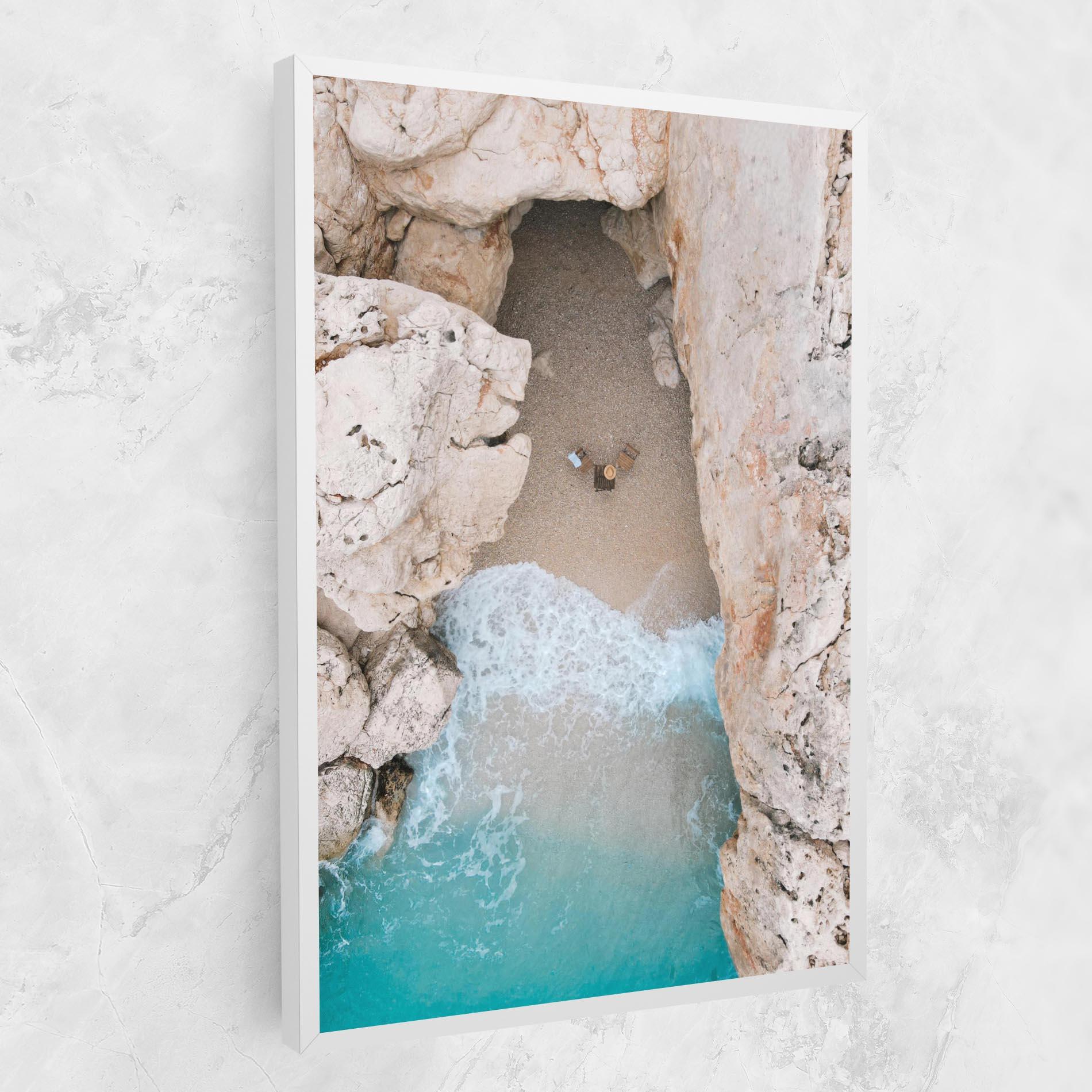 Leinwandbild Private White Cave mockup 1