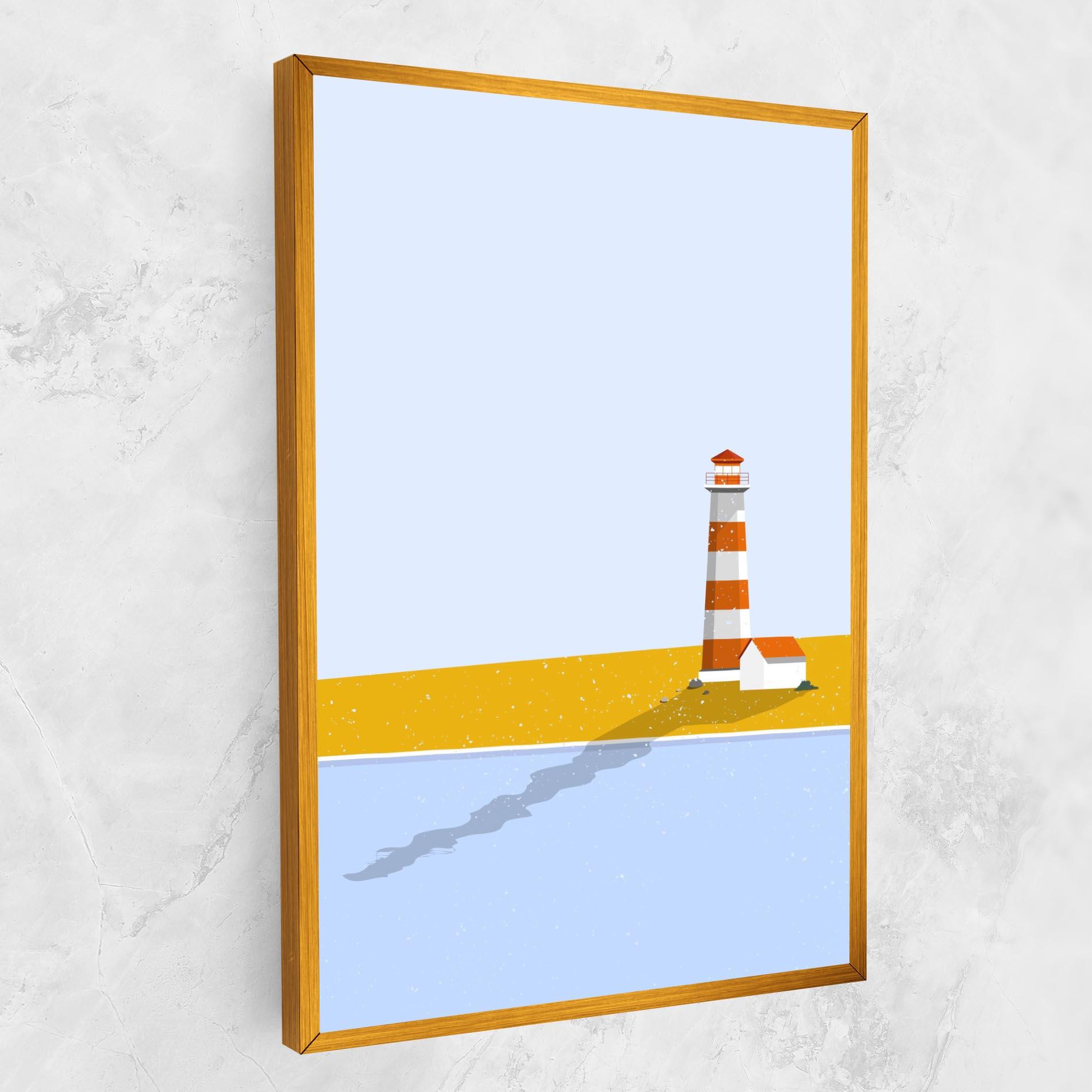 Leinwandbild Beach Tower mockup 1