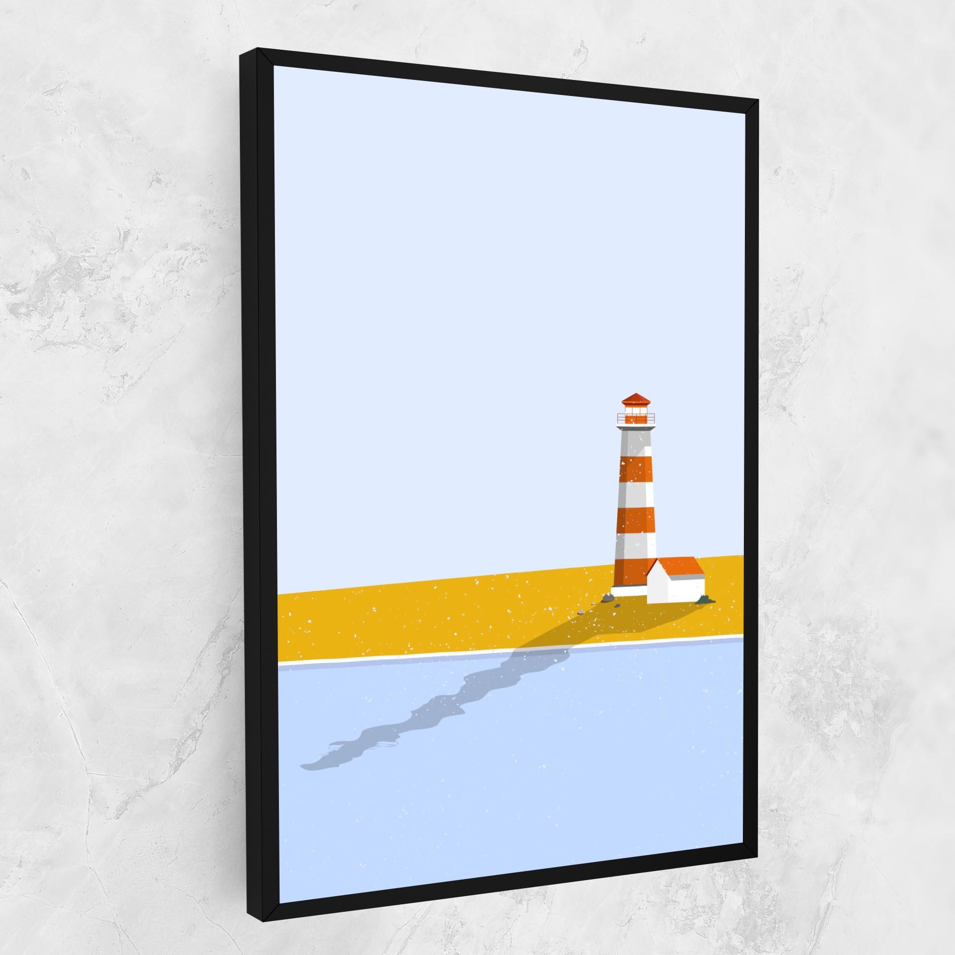 Leinwandbild Beach Tower mockup 1