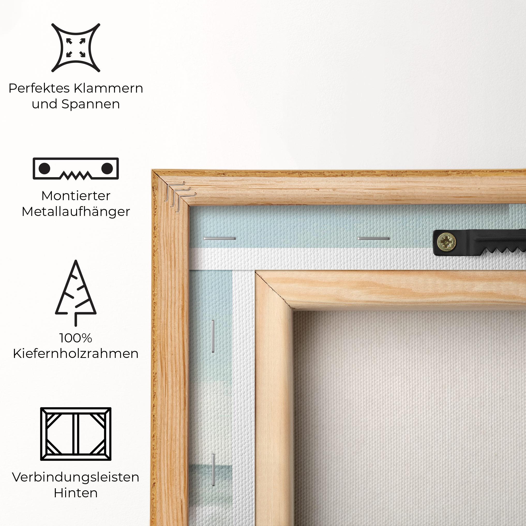 Leinwandbild Beach Family mockup 5