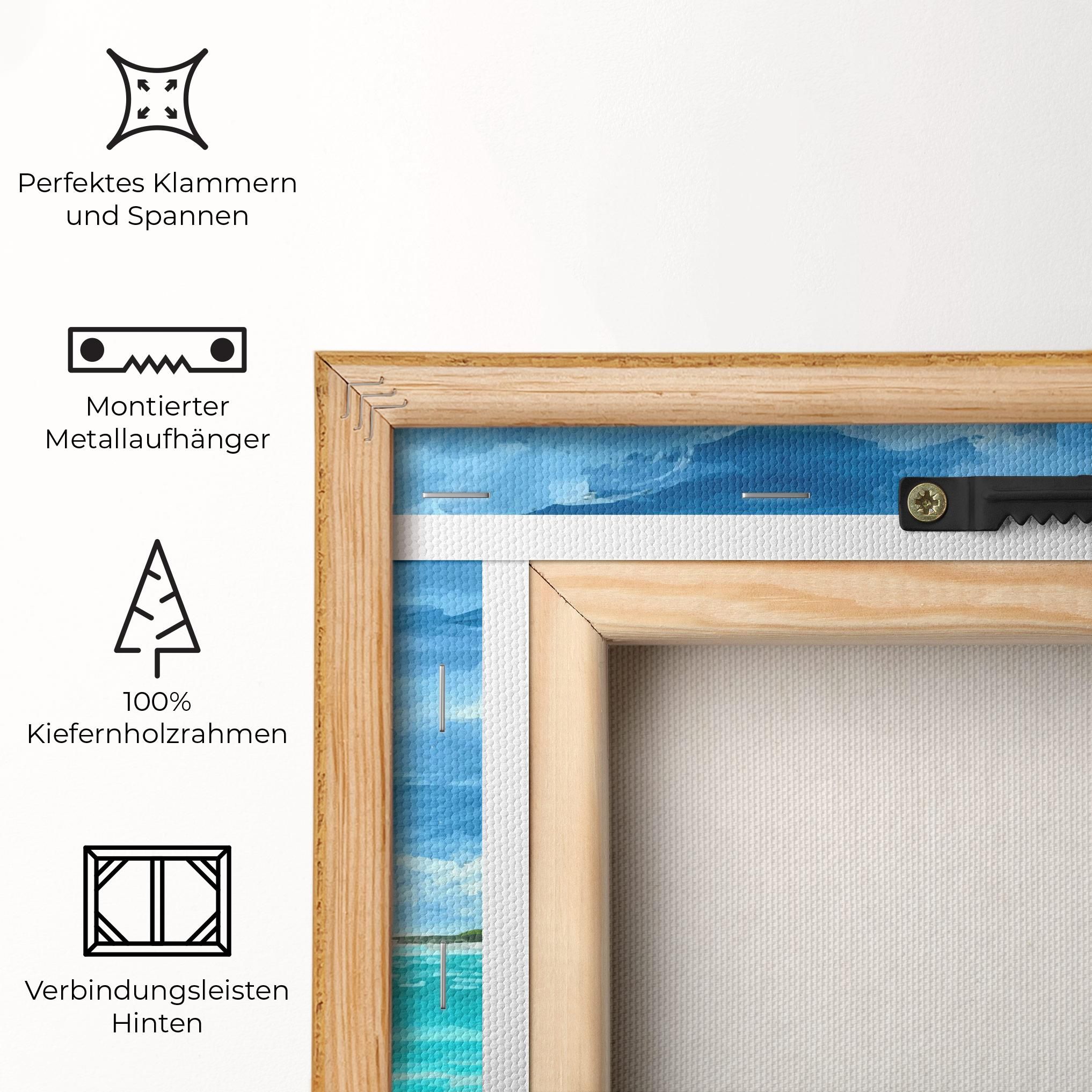 Beach Painting Art mockup 5