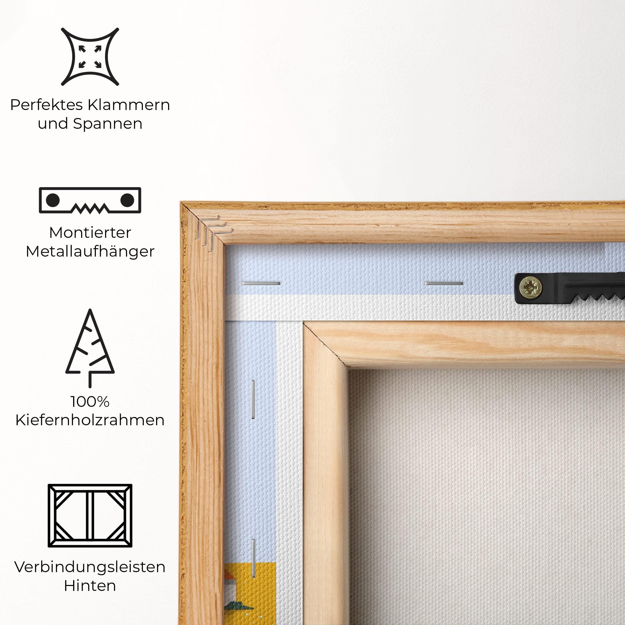 Leinwandbild Beach Tower mockup 5