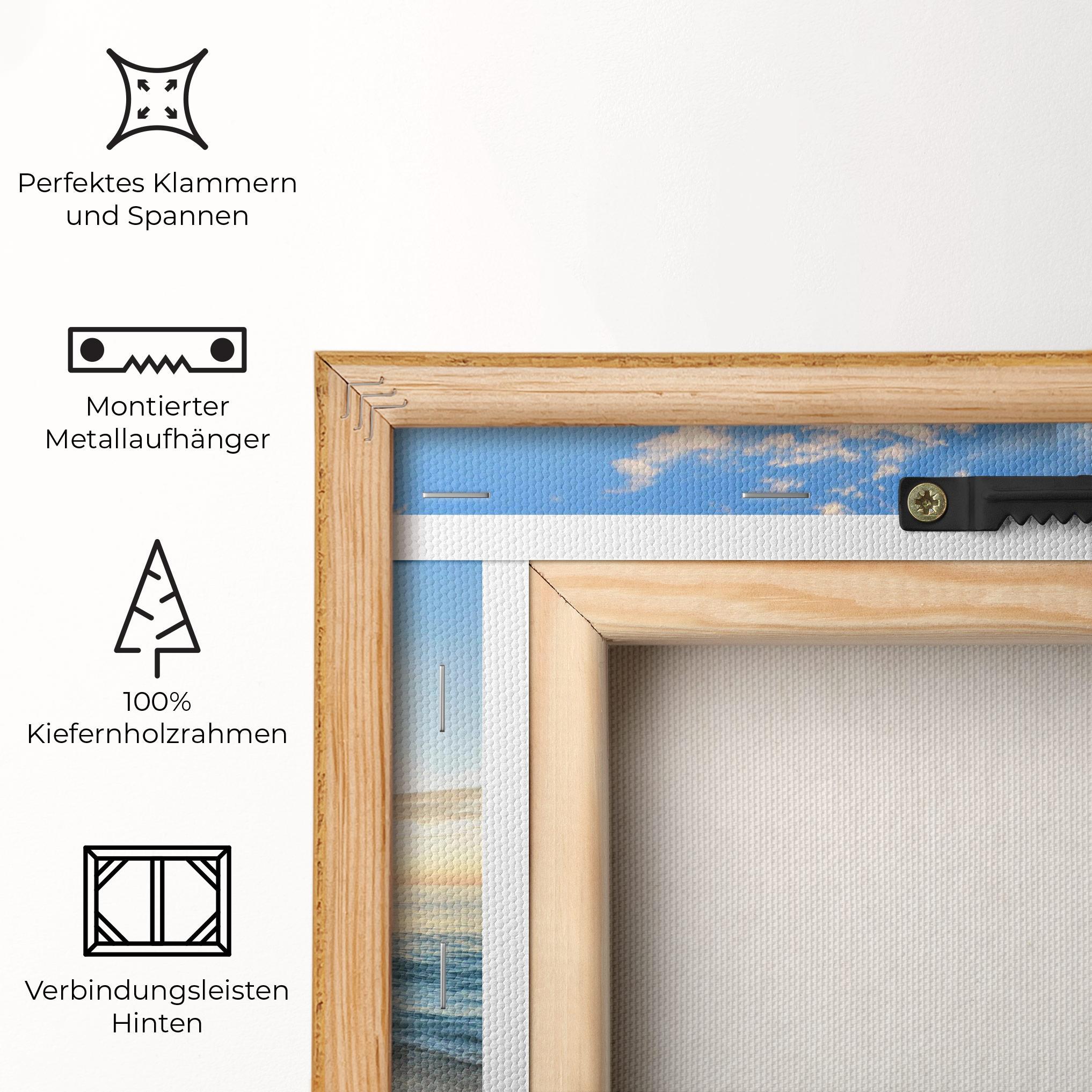 Leinwandbild Beautiful Beach mockup 5