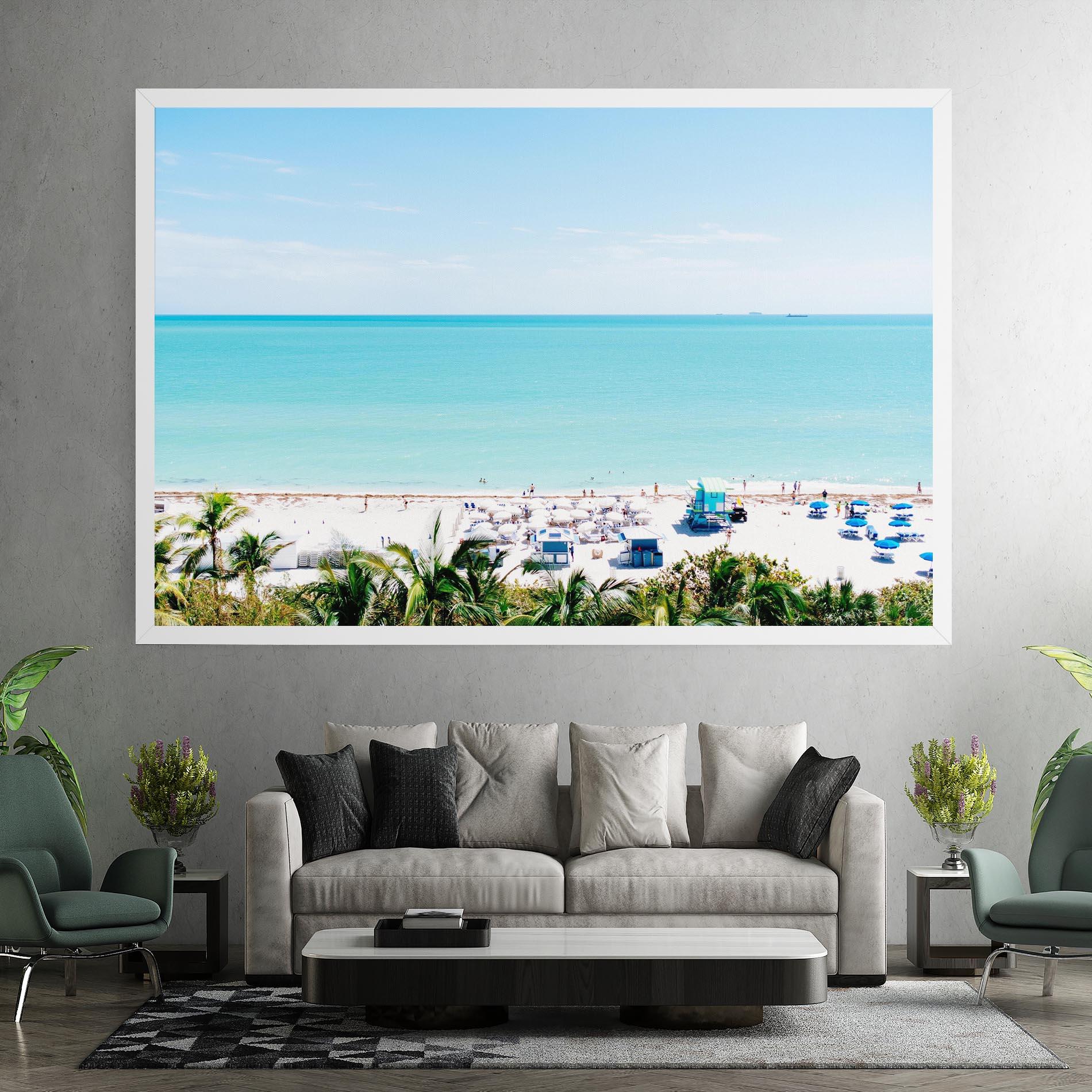 Leinwandbild Blue Clear Water mockup 7