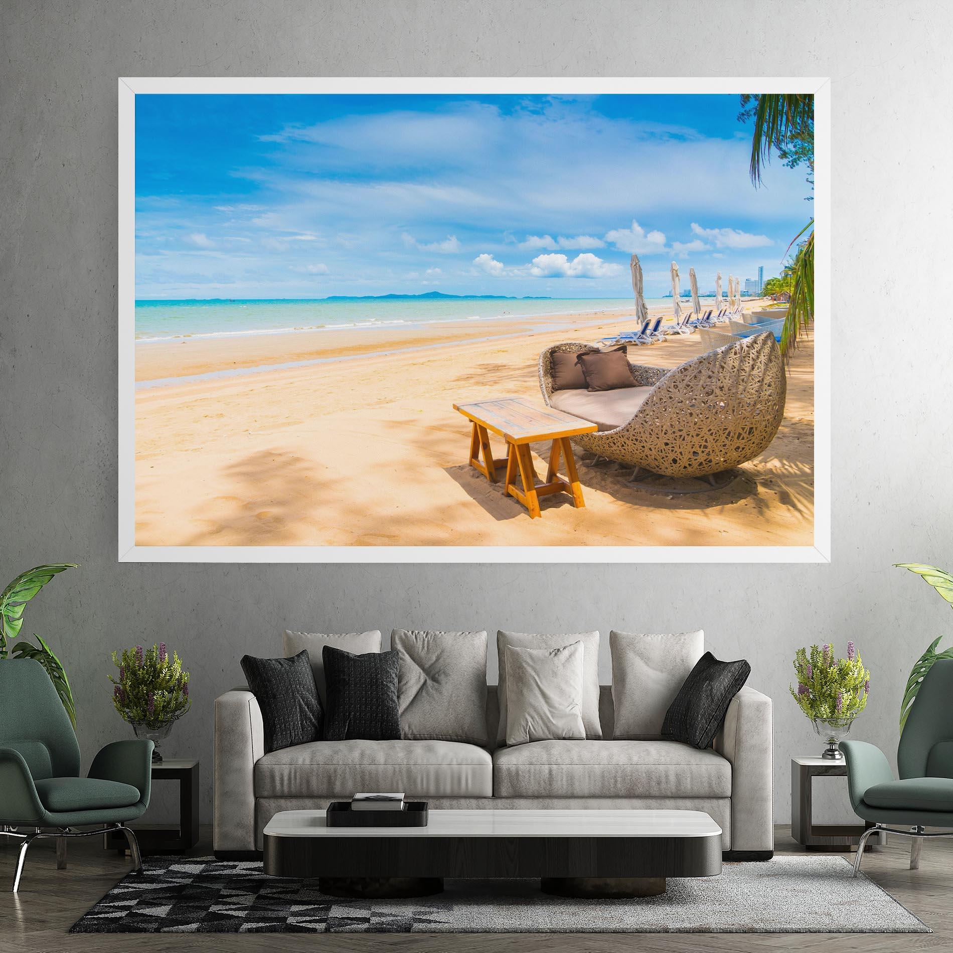 Leinwandbild Dinning Blue Sky mockup 7