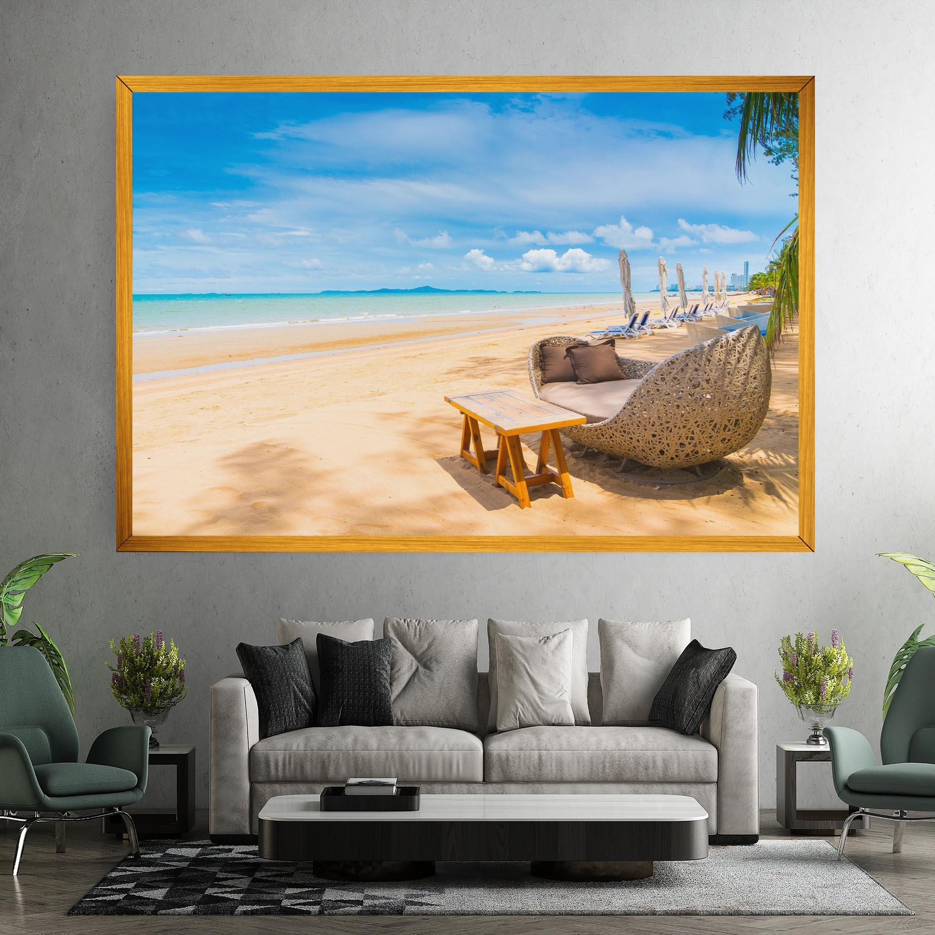 Leinwandbild Dinning Blue Sky mockup 7