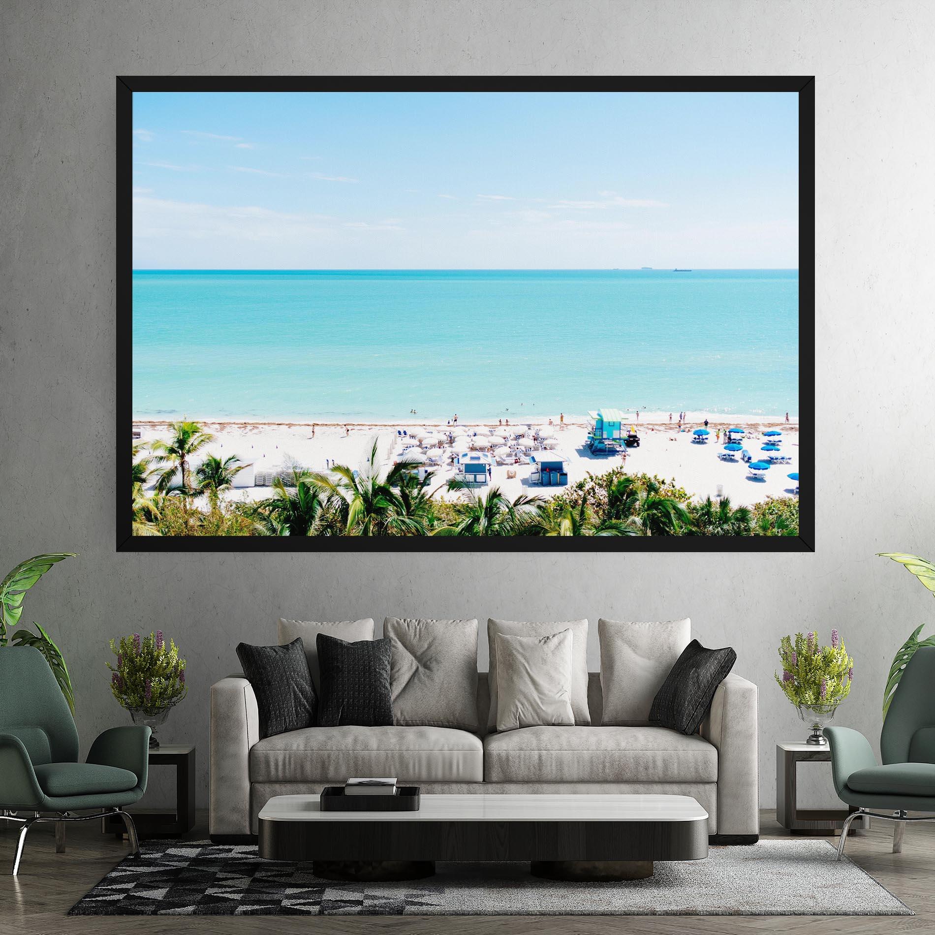 Leinwandbild Blue Clear Water mockup 7