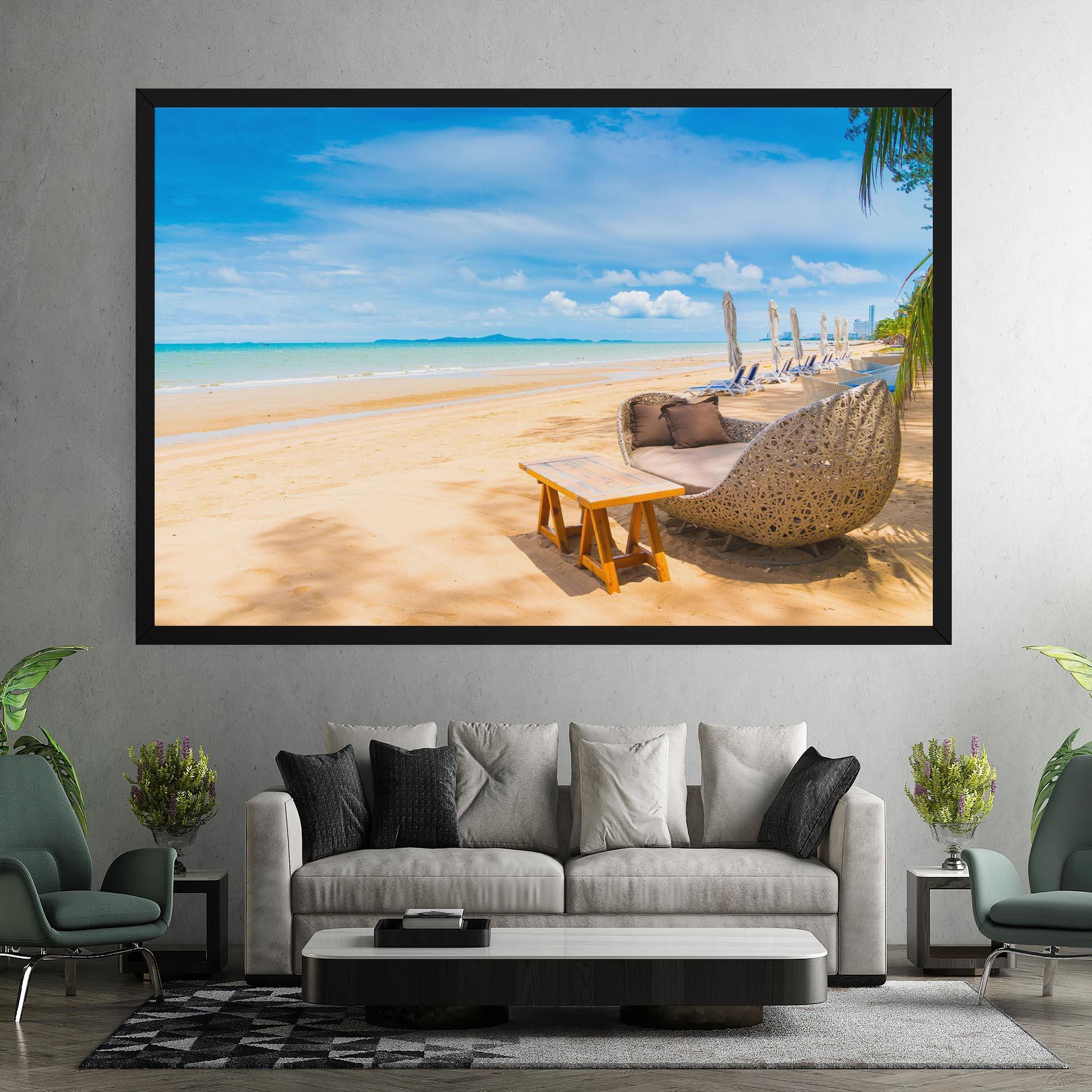 Leinwandbild Dinning Blue Sky mockup 7