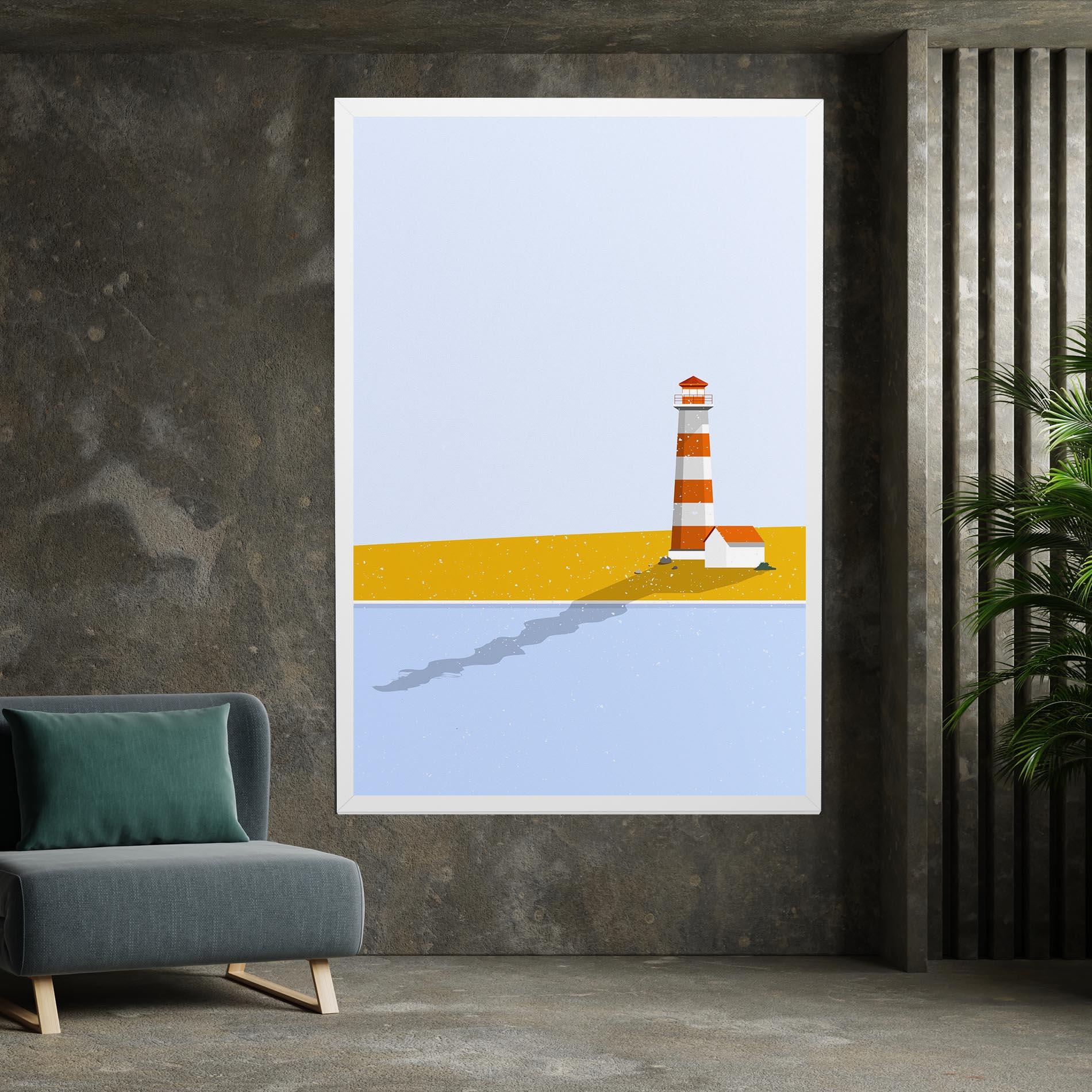 Leinwandbild Beach Tower mockup 7