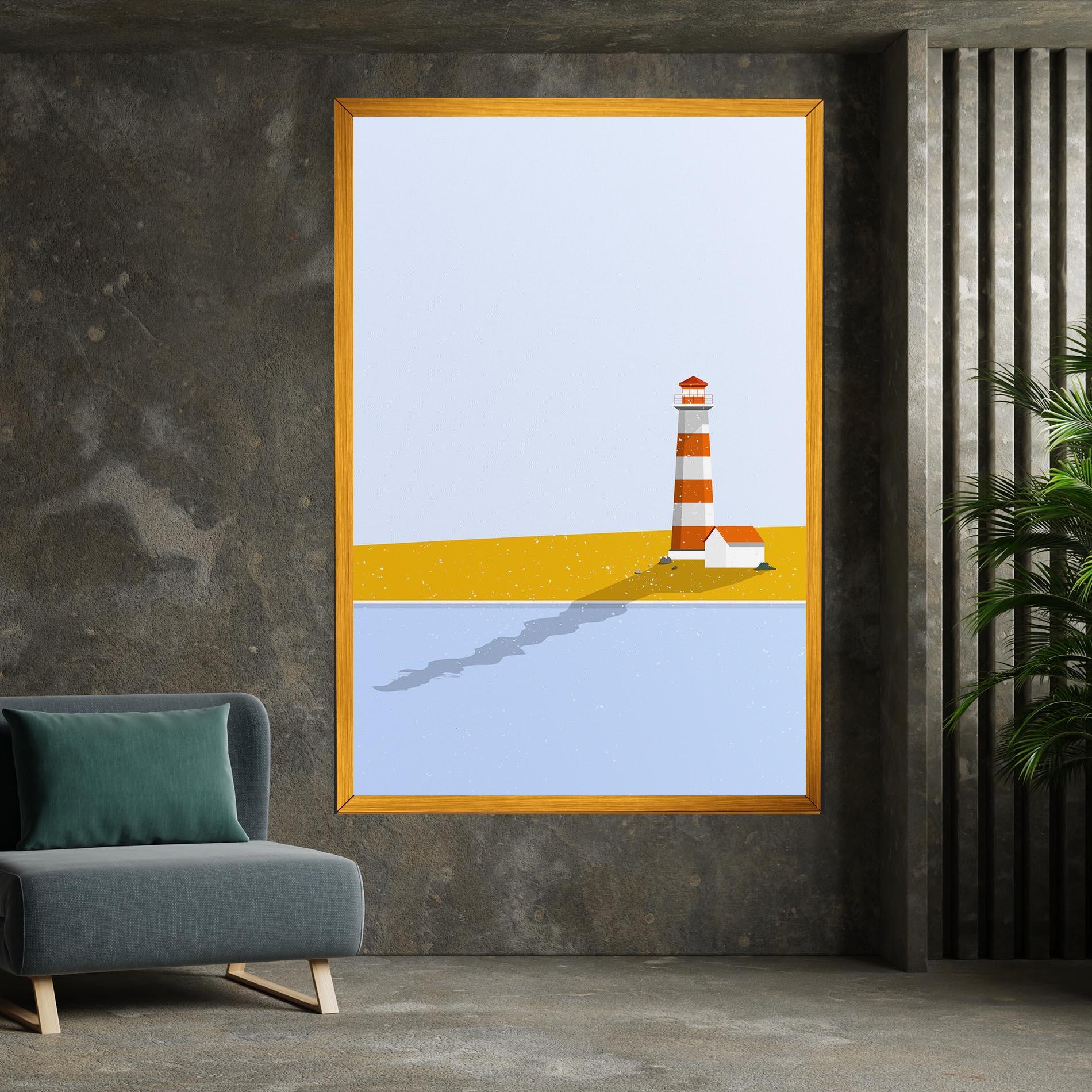 Leinwandbild Beach Tower mockup 7