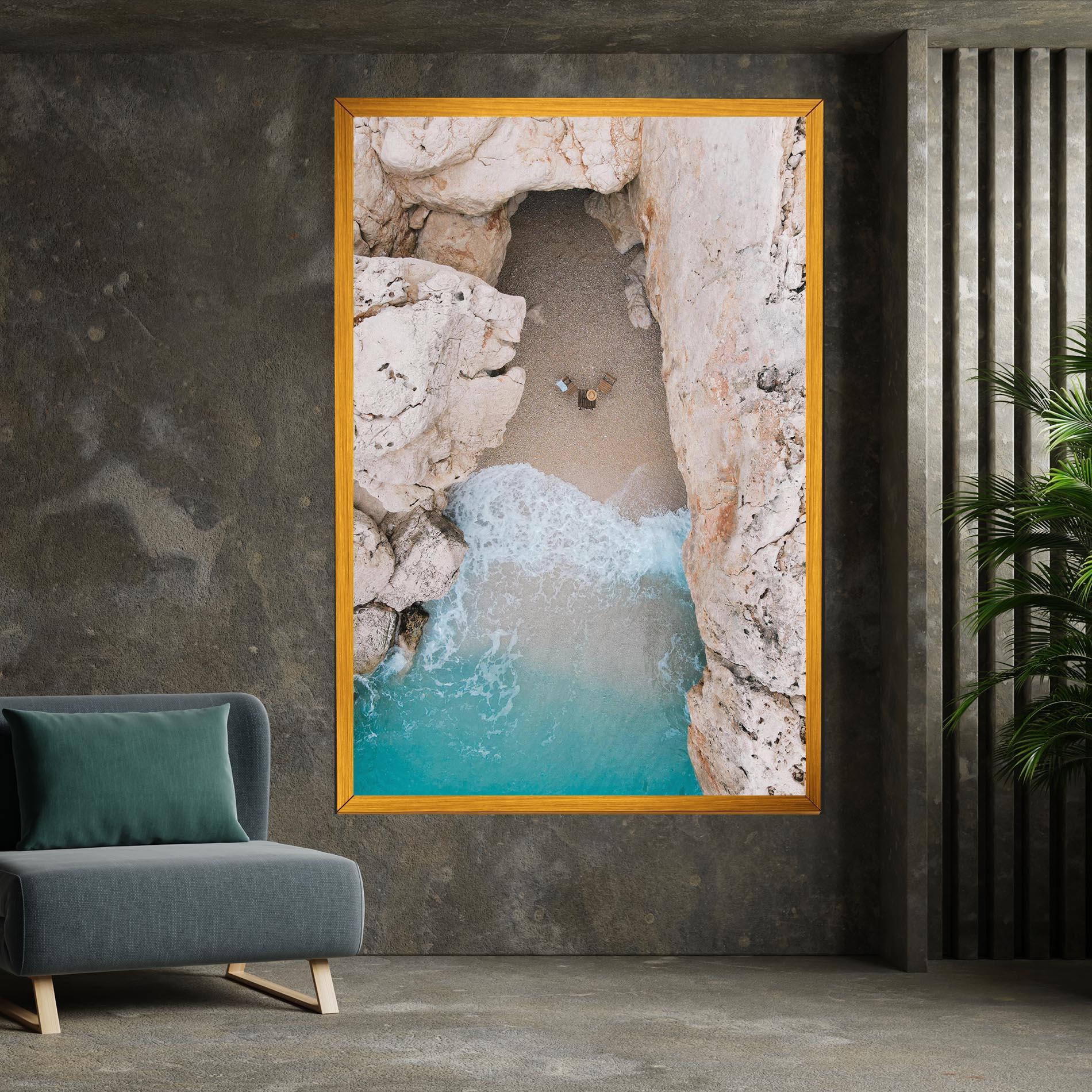 Leinwandbild Private White Cave mockup 7