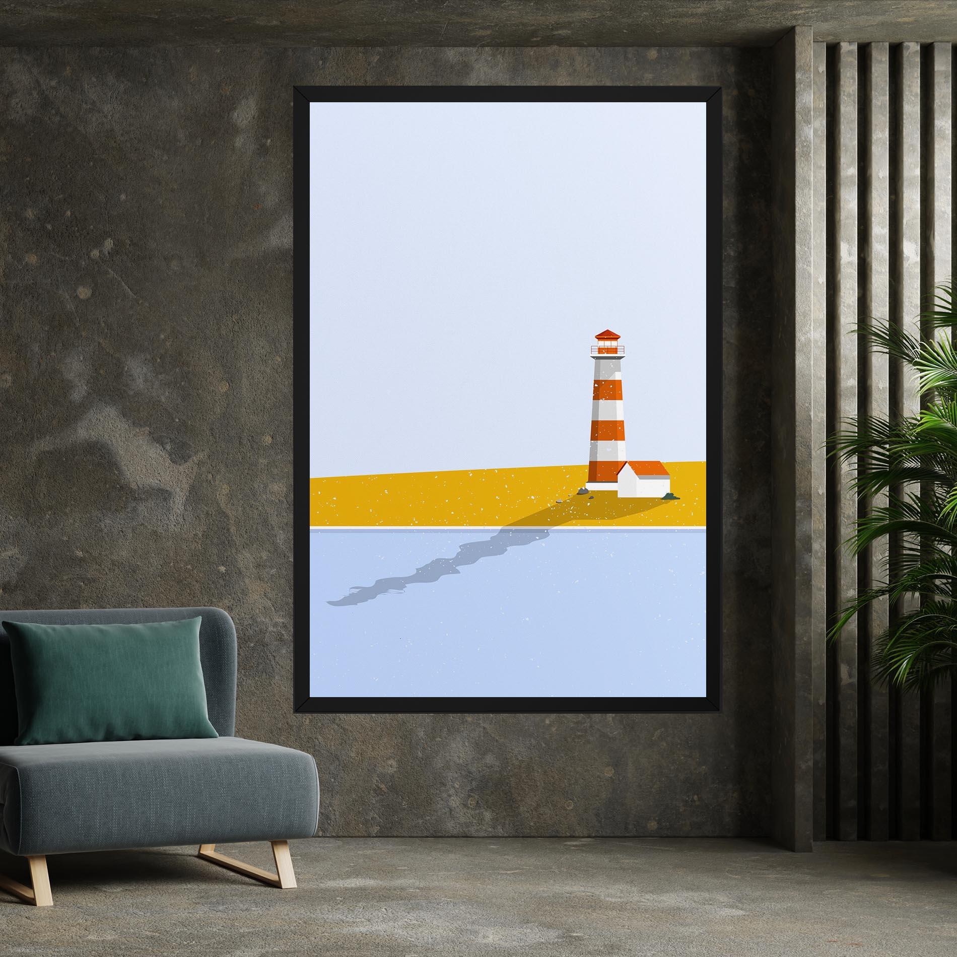 Leinwandbild Beach Tower mockup 7