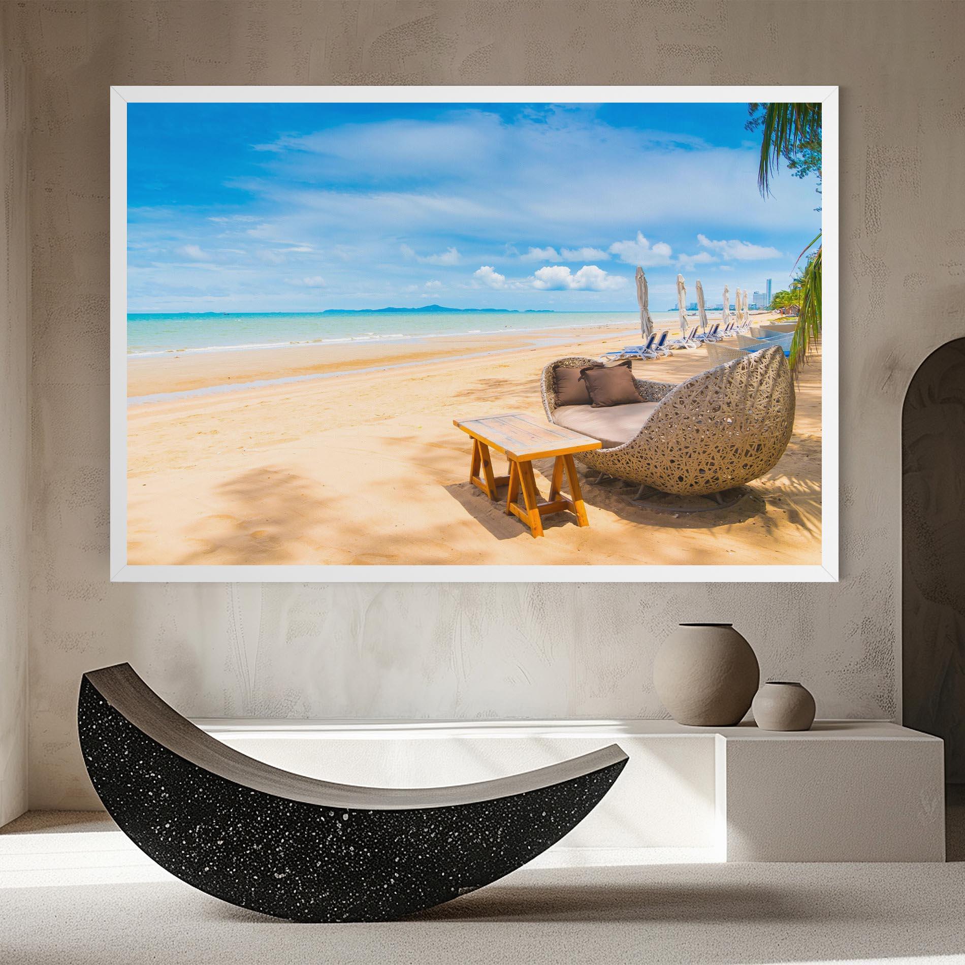 Leinwandbild Dinning Blue Sky mockup 8