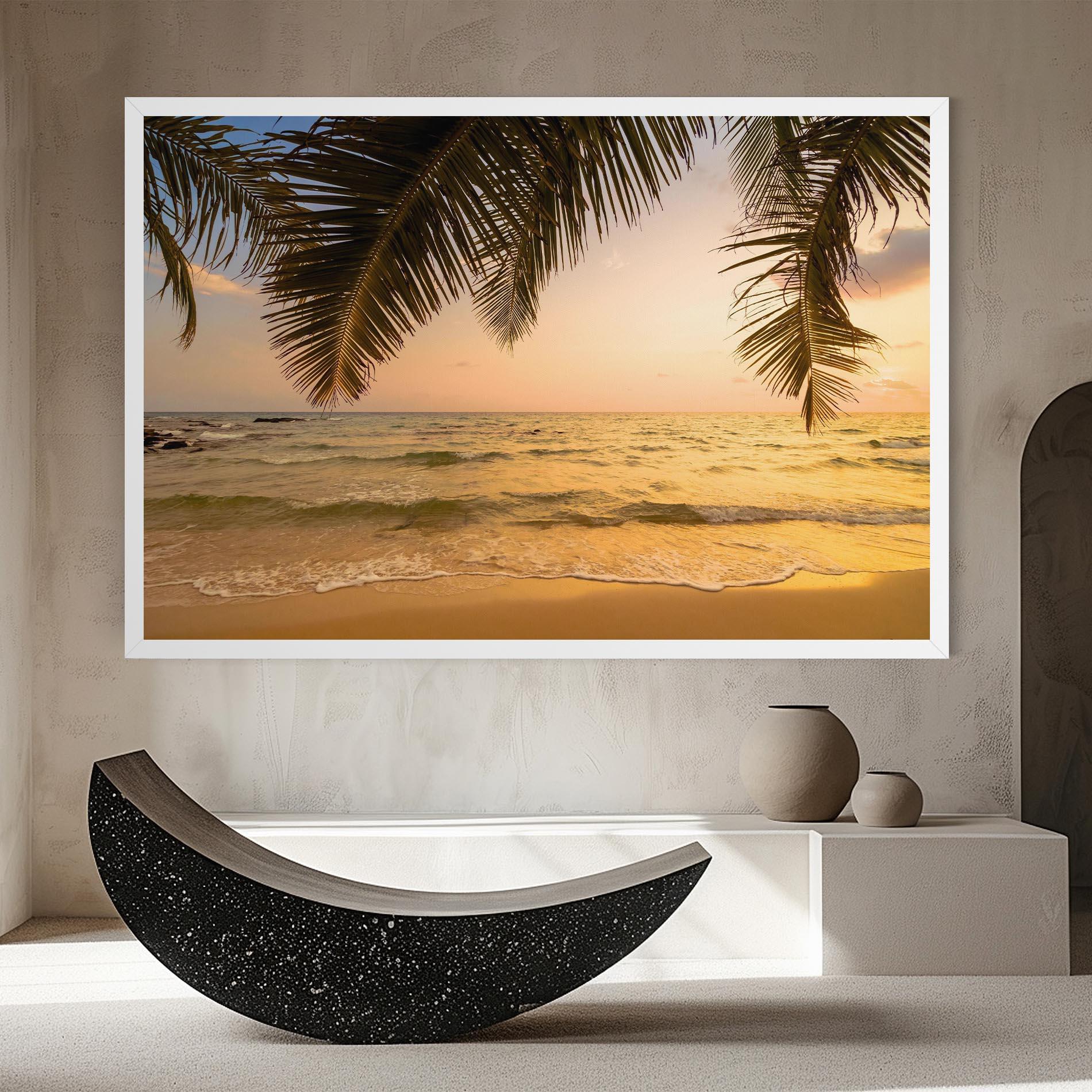 Leinwandbild Paradise Island mockup 8