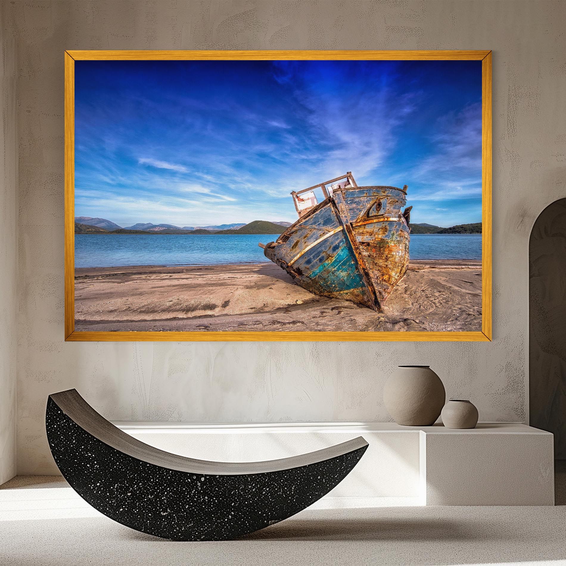 Boat Blue Sky mockup 8