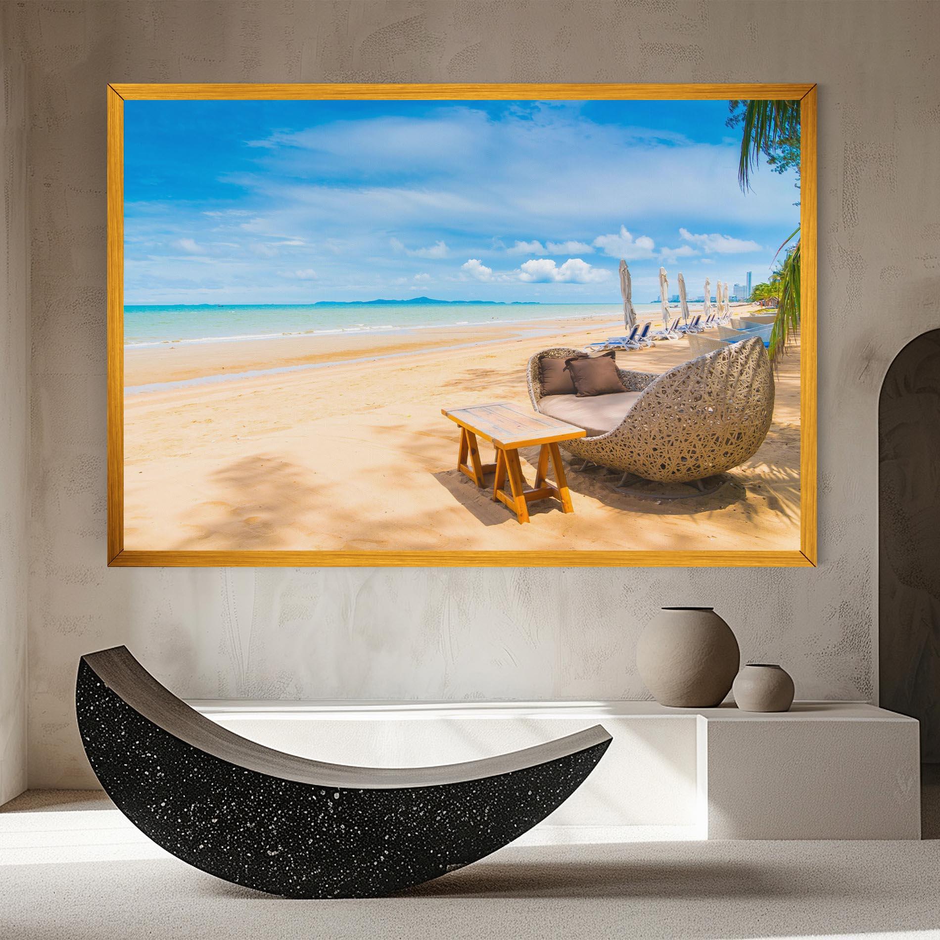 Leinwandbild Dinning Blue Sky mockup 8