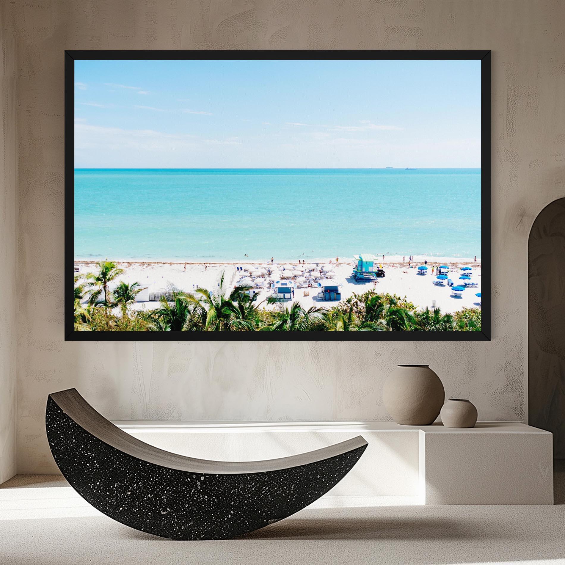 Leinwandbild Blue Clear Water mockup 8