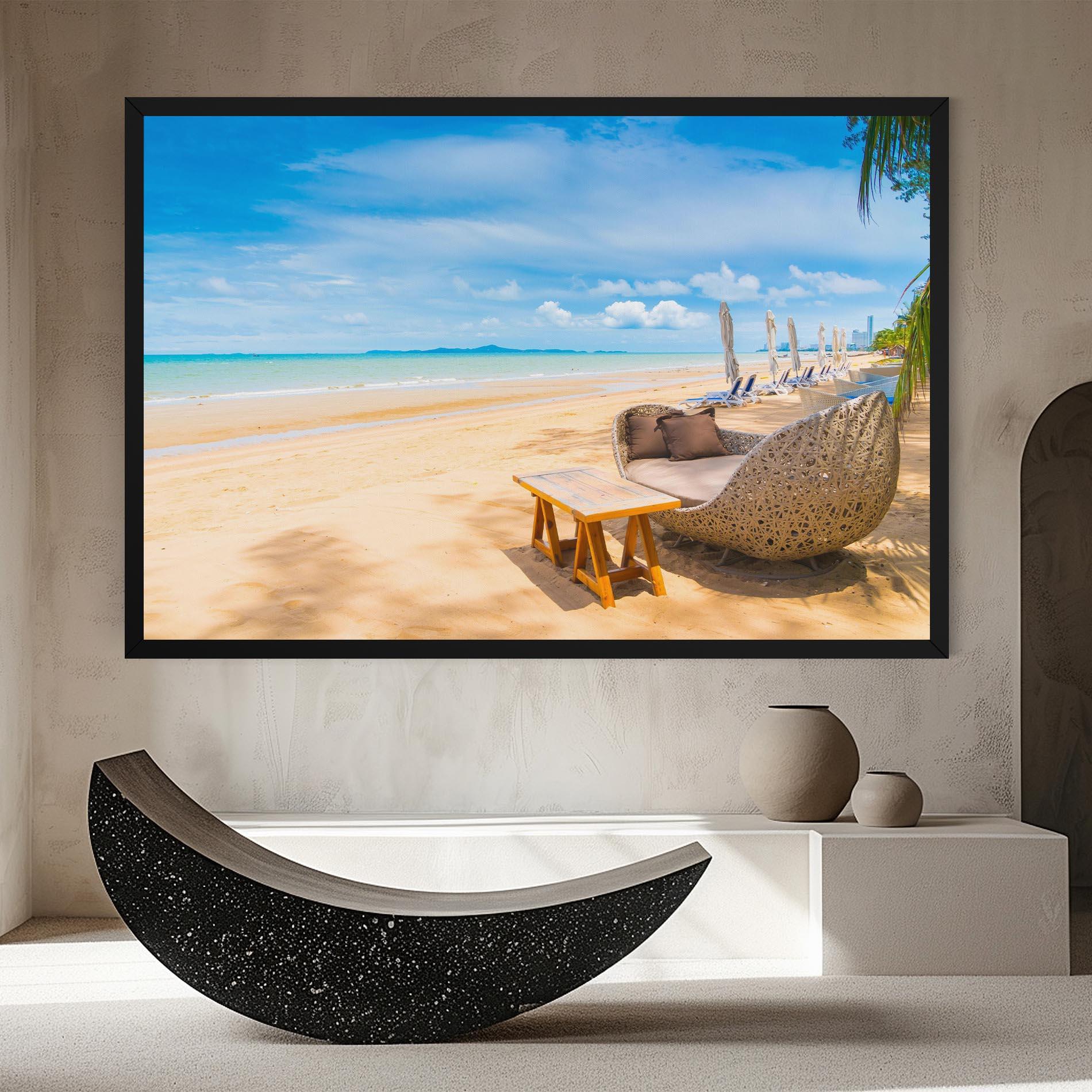 Leinwandbild Dinning Blue Sky mockup 8