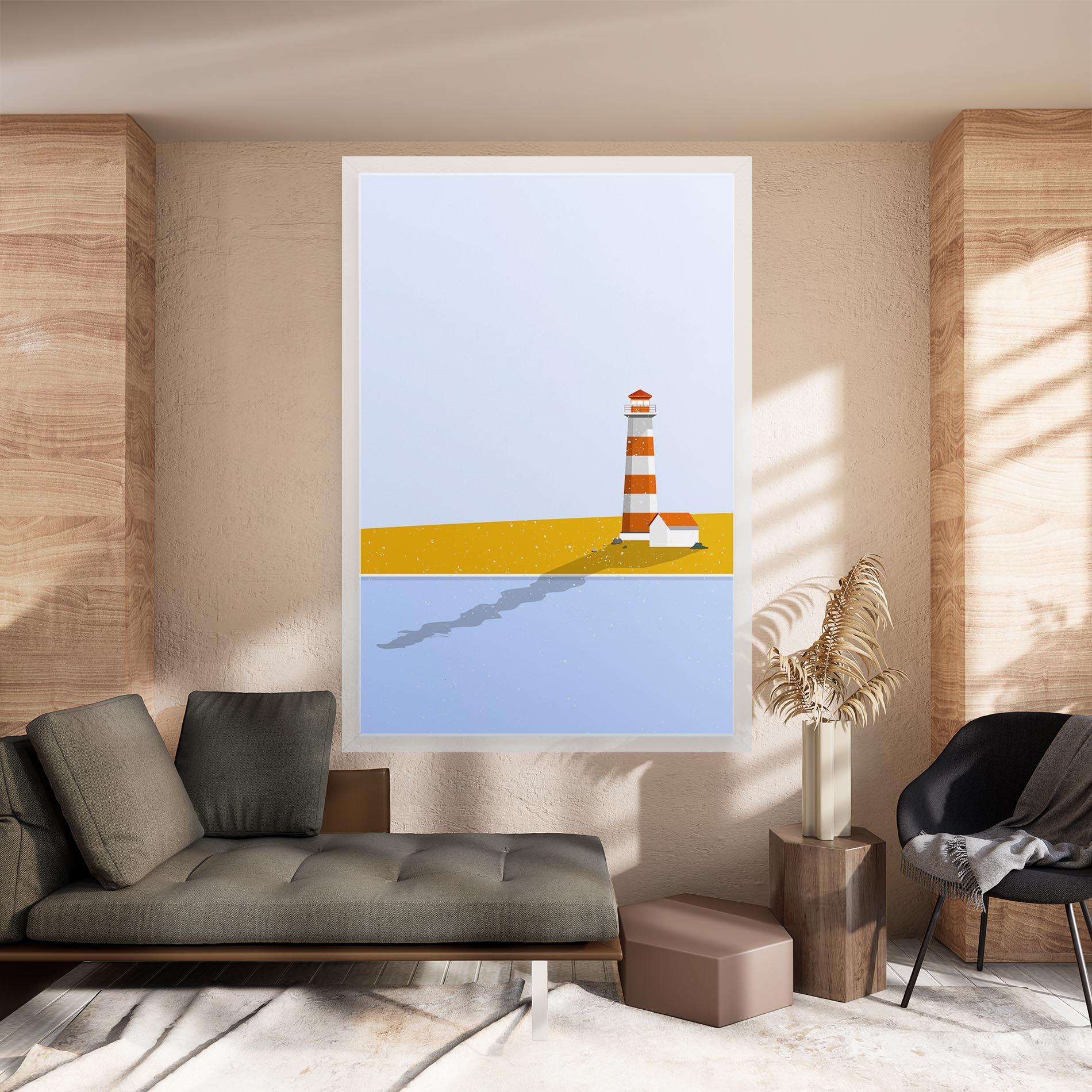 Leinwandbild Beach Tower mockup 8