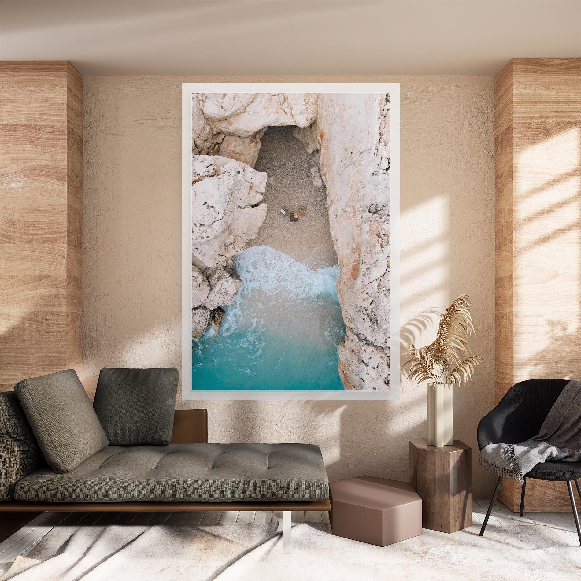 Leinwandbild Private White Cave mockup 8