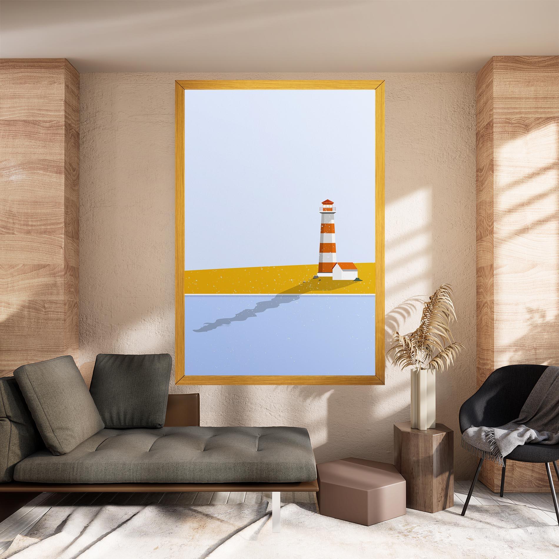 Leinwandbild Beach Tower mockup 8