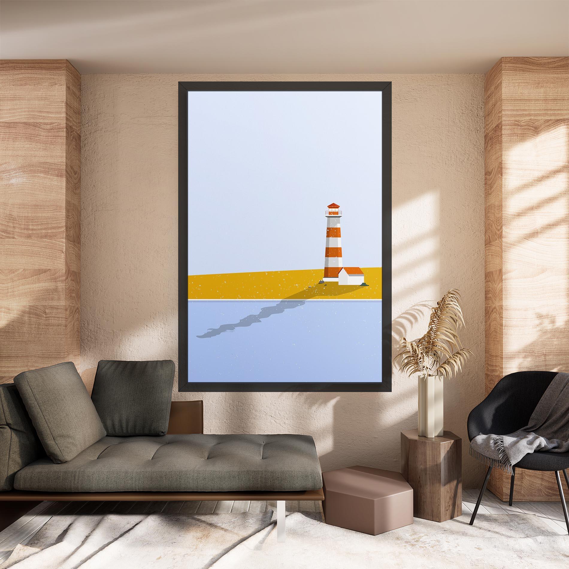 Leinwandbild Beach Tower mockup 8