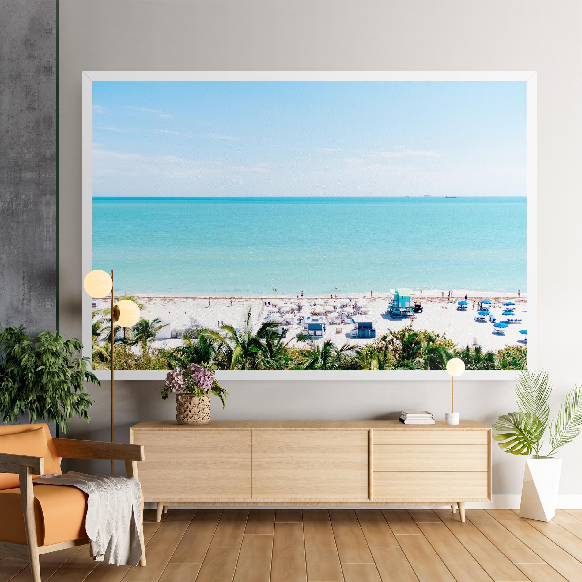 Leinwandbild Blue Clear Water mockup 9