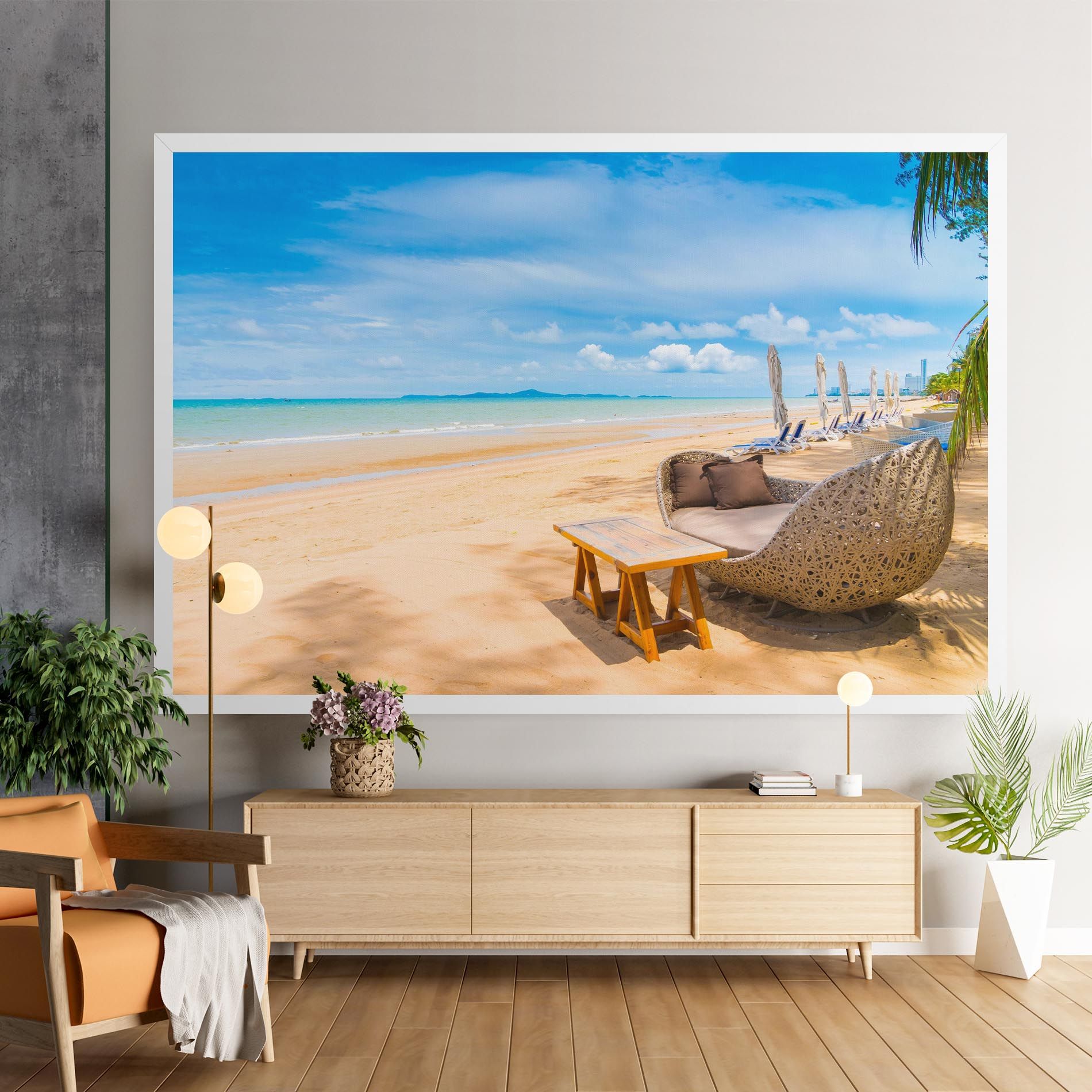 Dinning Blue Sky mockup 9