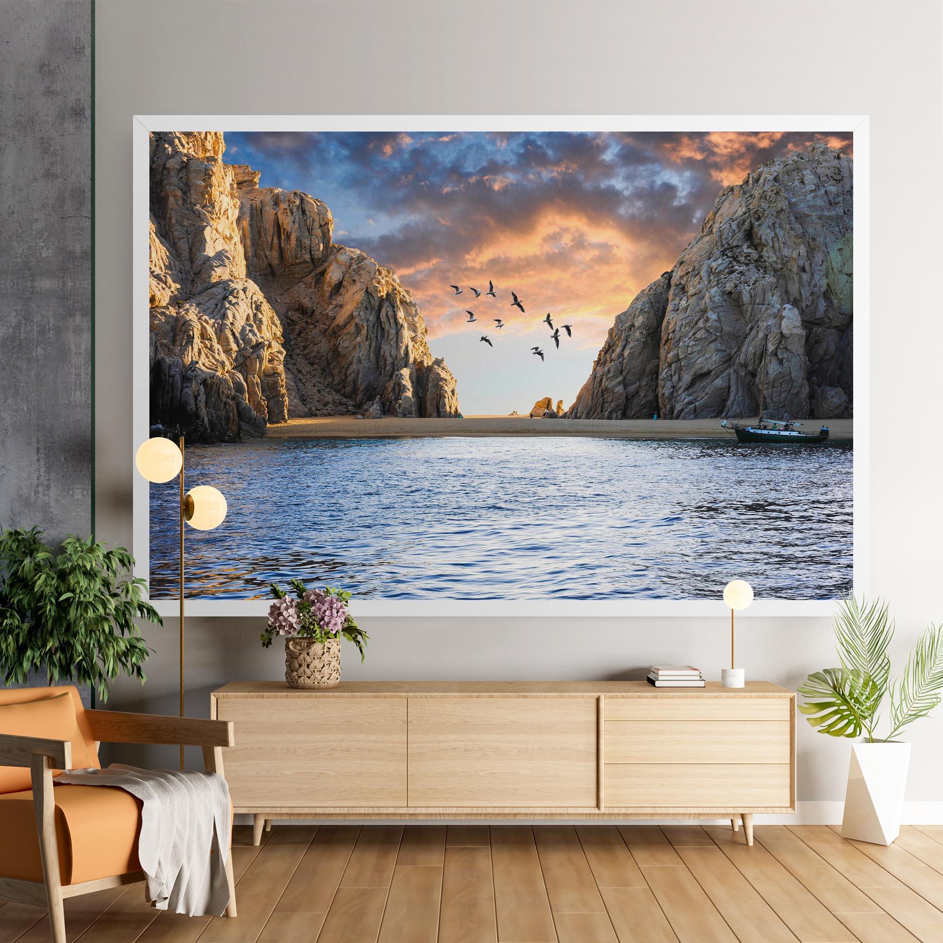 Leinwandbild Lover S Beach mockup 9